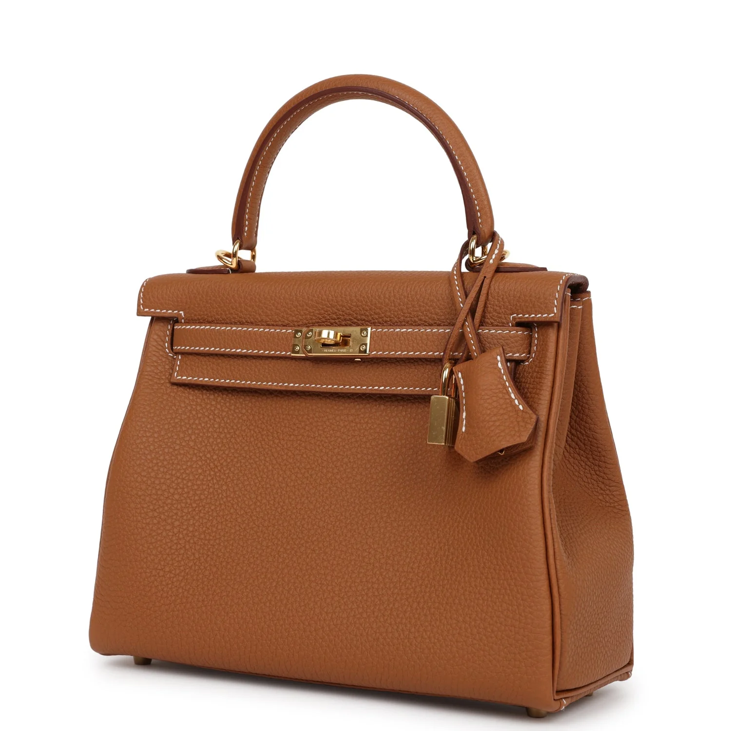 Her Kelly Retourne 25 Gold Togo Gold Hardware