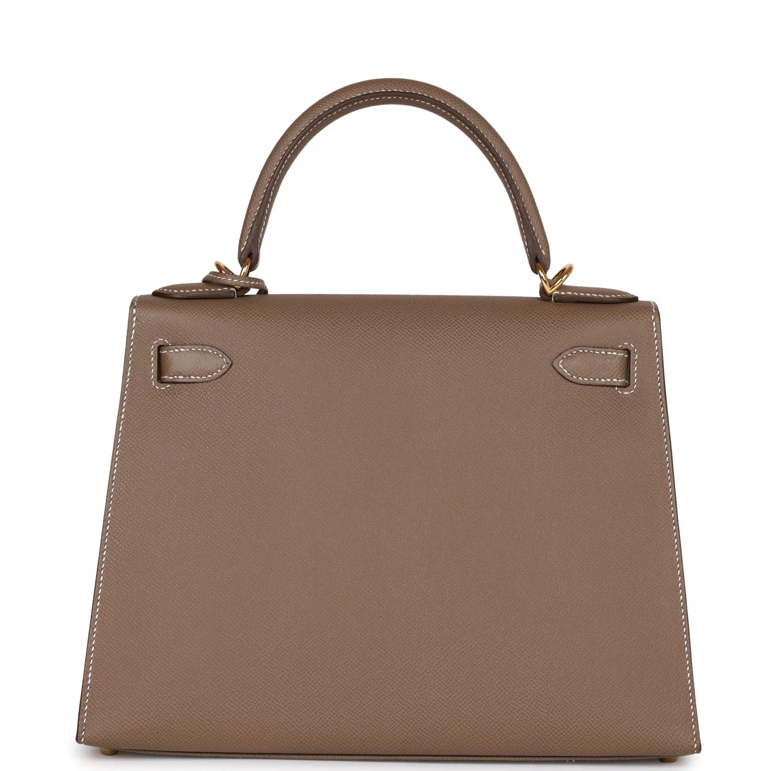 Her Kelly Sellier 28 Etoupe Epsom Gold Hardware