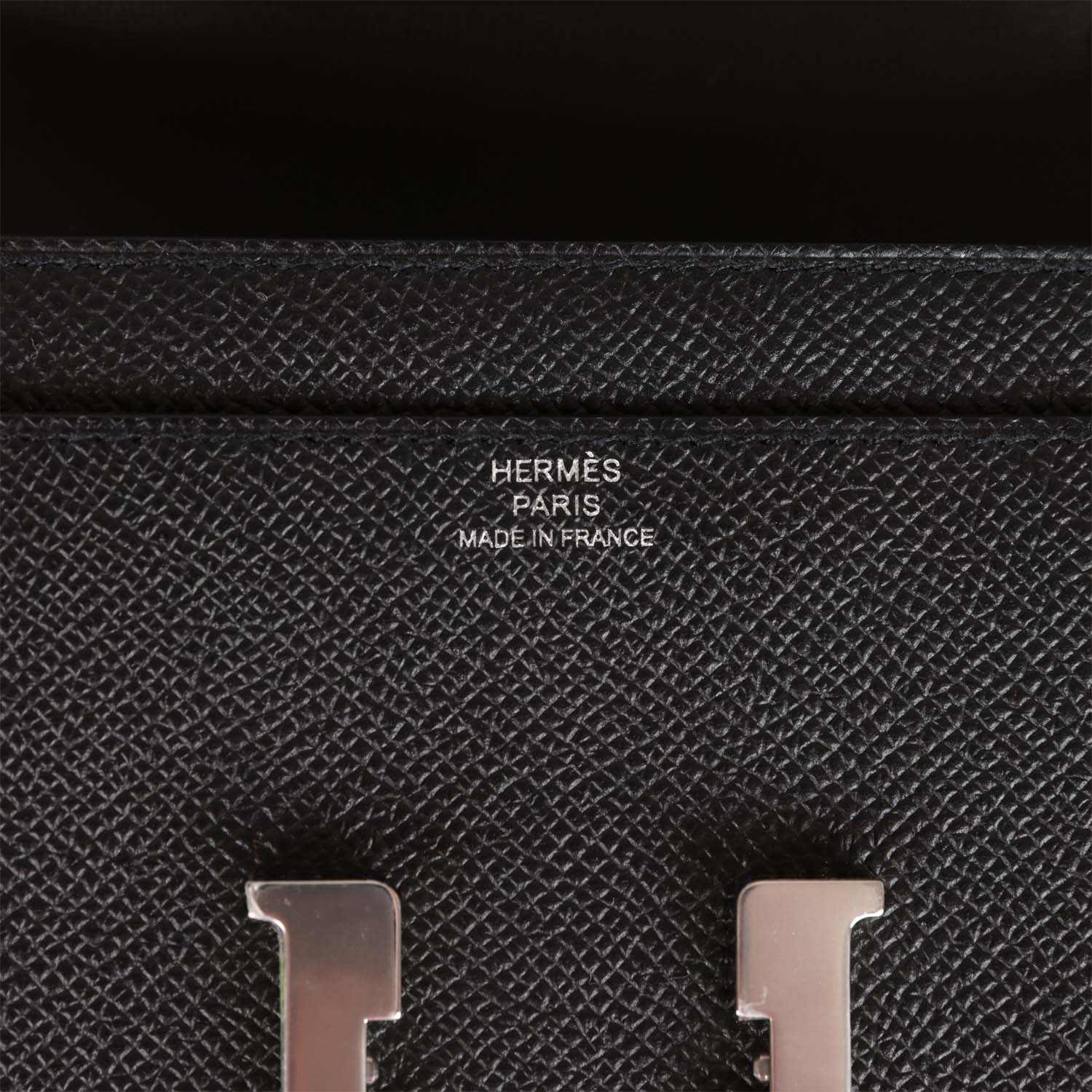 Her Constance Wallet To Go Black Epsom Palladium Hardware