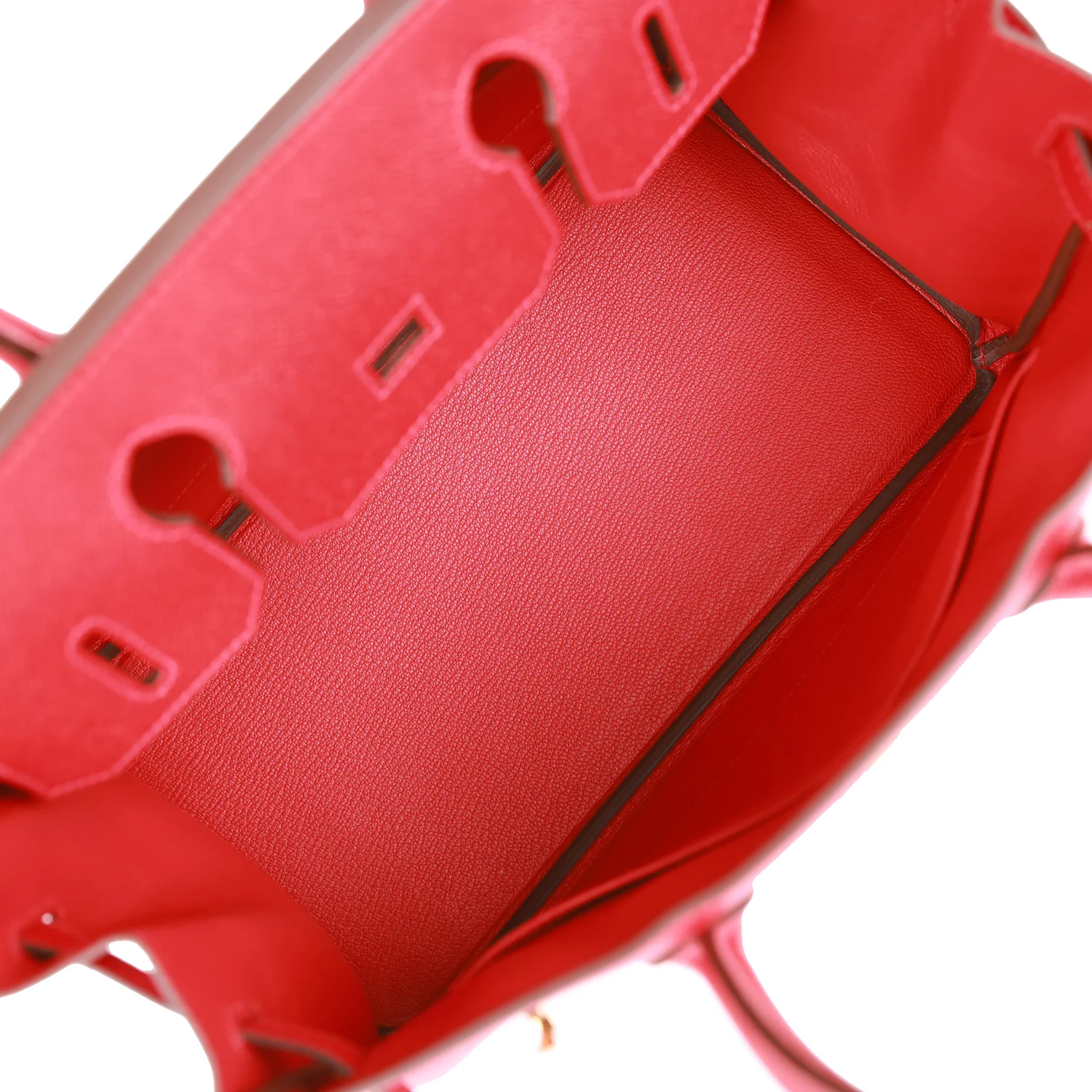 Her Birkin 30 Rouge Casaque Epsom Gold Hardware
