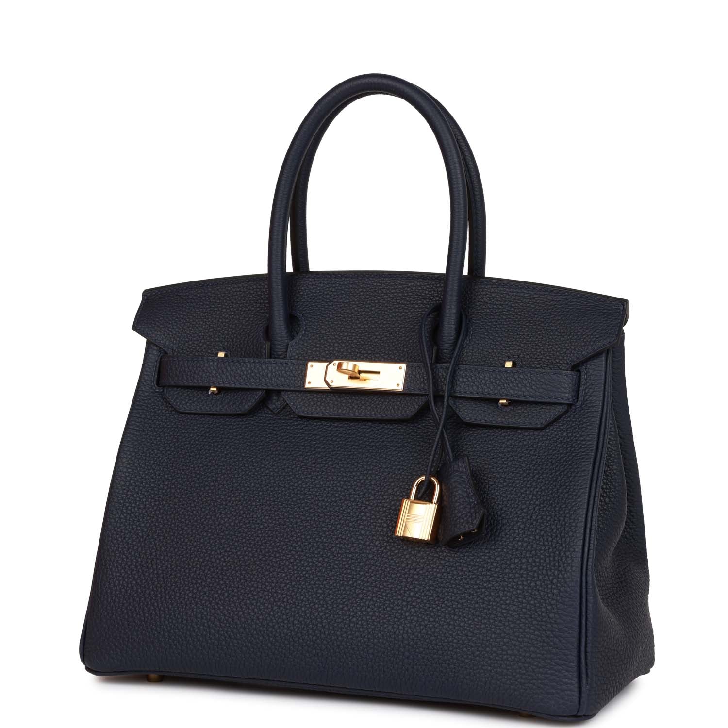Her Birkin 30 Bleu Nuit Togo Gold Hardware