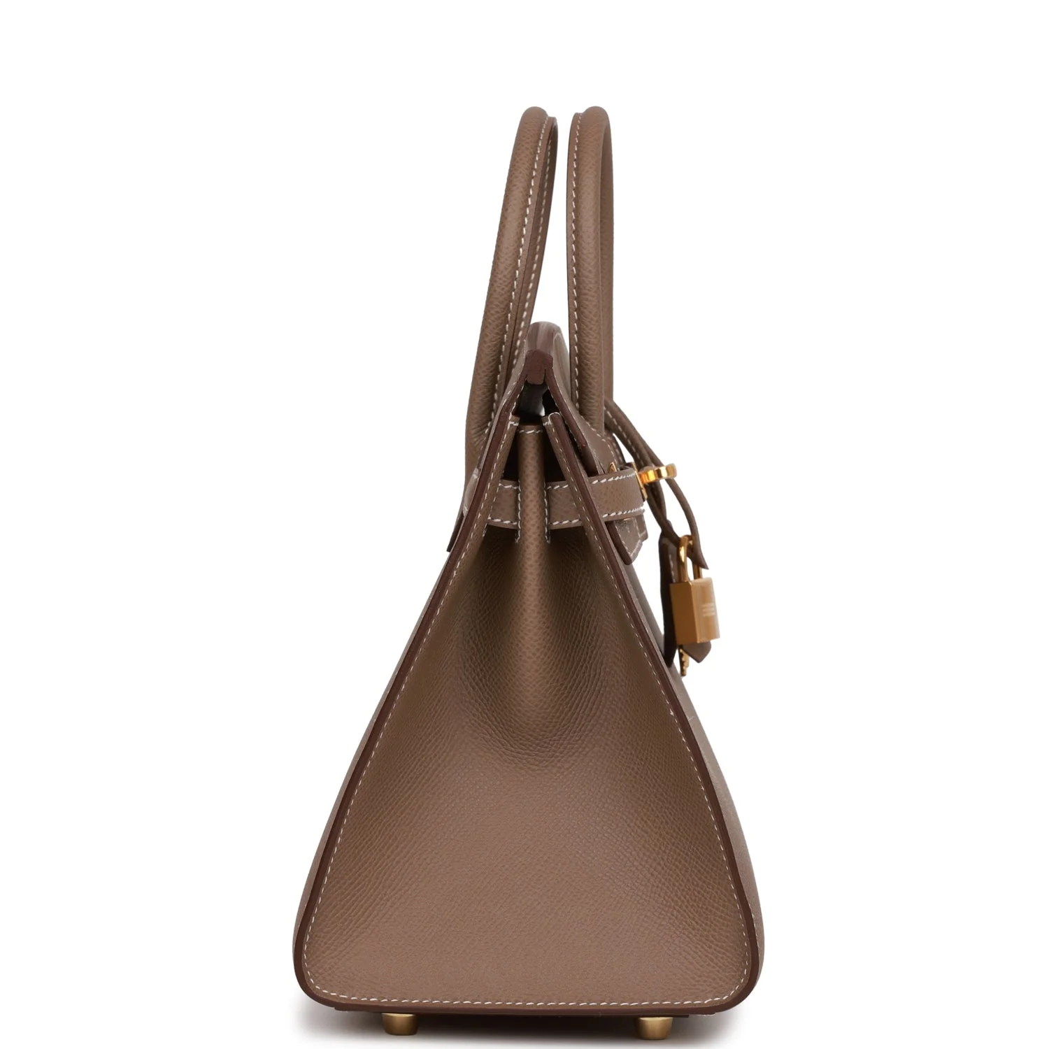 Her Birkin Sellier 25 Etoupe Epsom Gold Hardware
