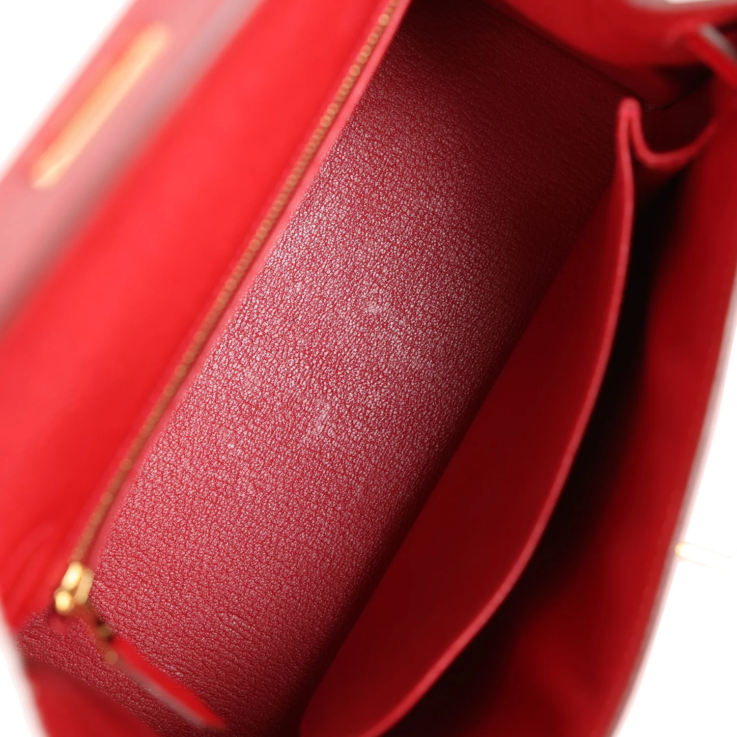 Her Kelly Sellier 25 Rouge Casaque Epsom Gold Hardware