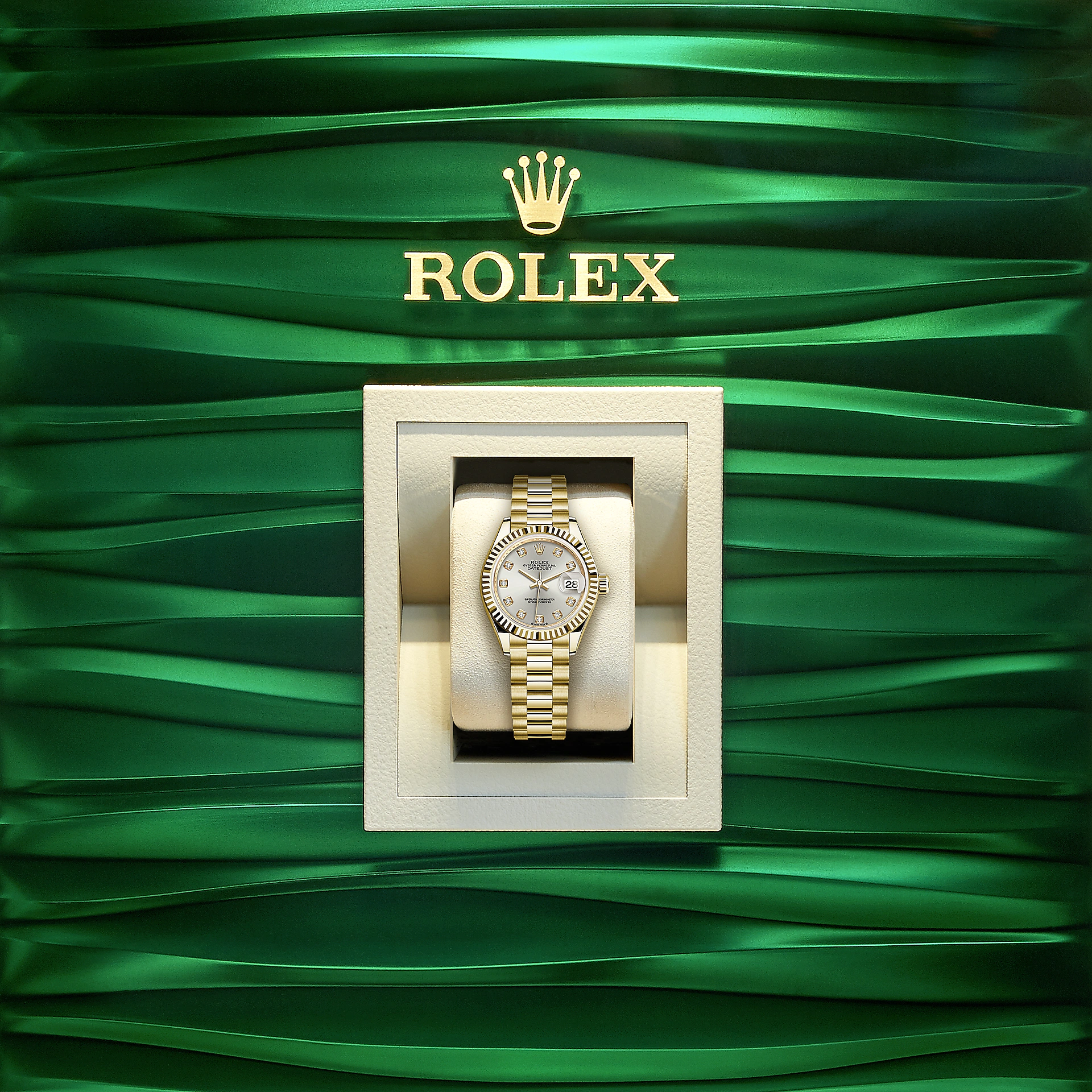 Lady-Datejust 28, 18k Yellow Gold, Ref# 279178-0015