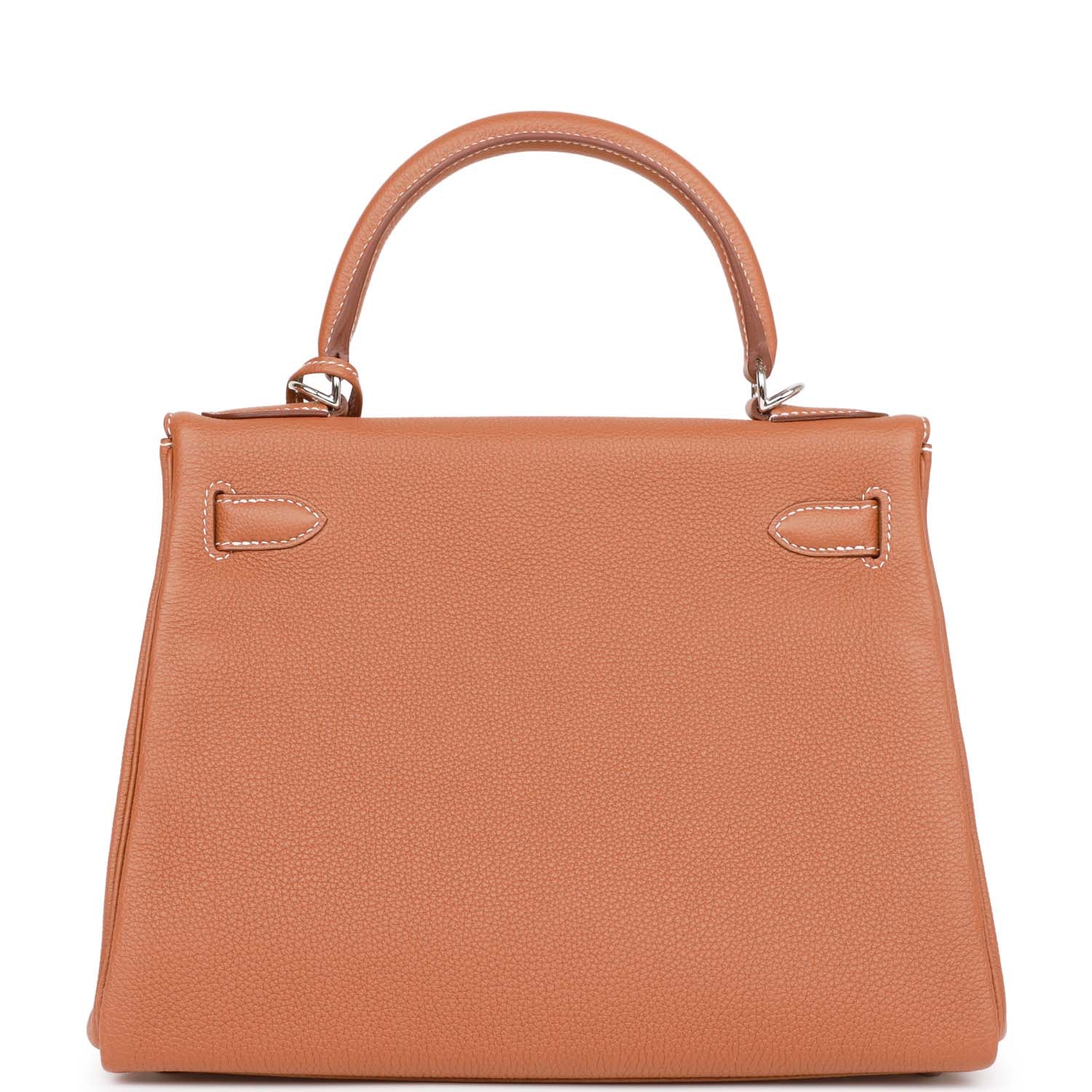 Her Kelly Sellier 28 Gold Togo Palladium Hardware