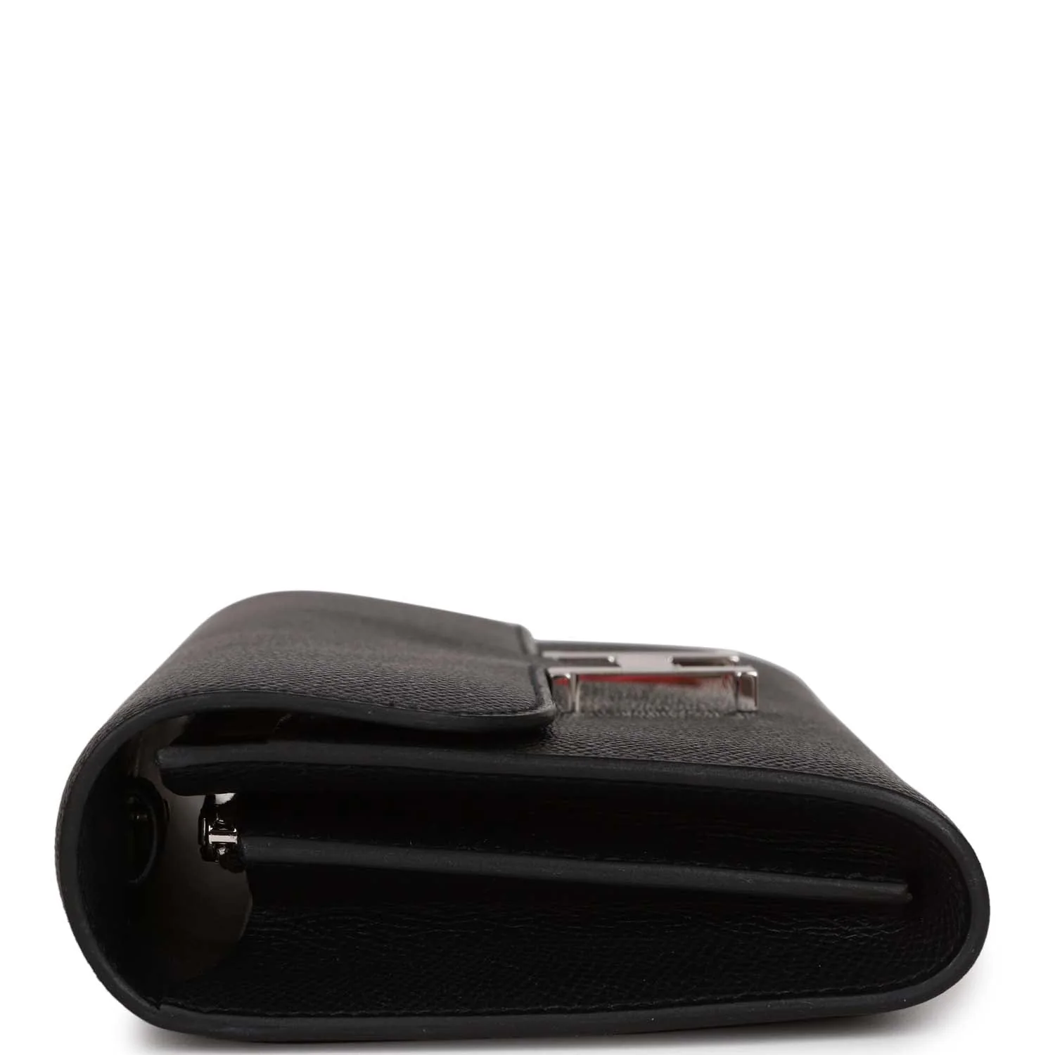 Her Constance Wallet To Go Black Epsom Palladium Hardware