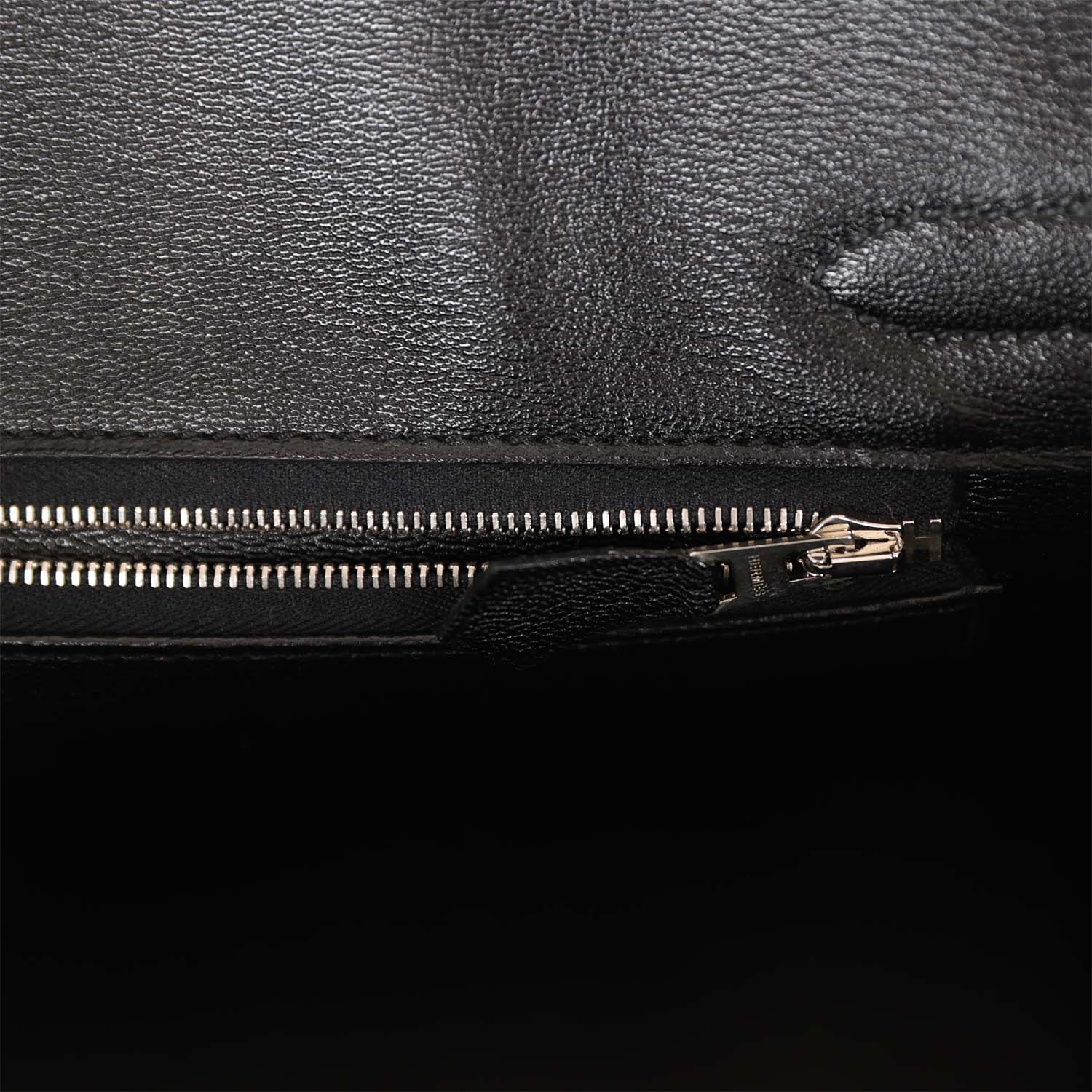 Pre owned Her Birkin 30cm Black Matte Niloticus Crocodile Palladium Hardware