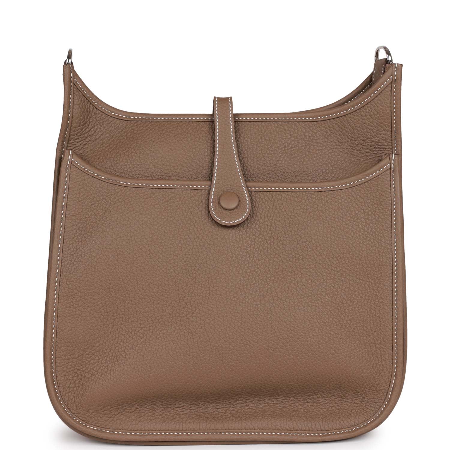 Her Evelyne III PM Etoupe Clemence Palladium Hardware