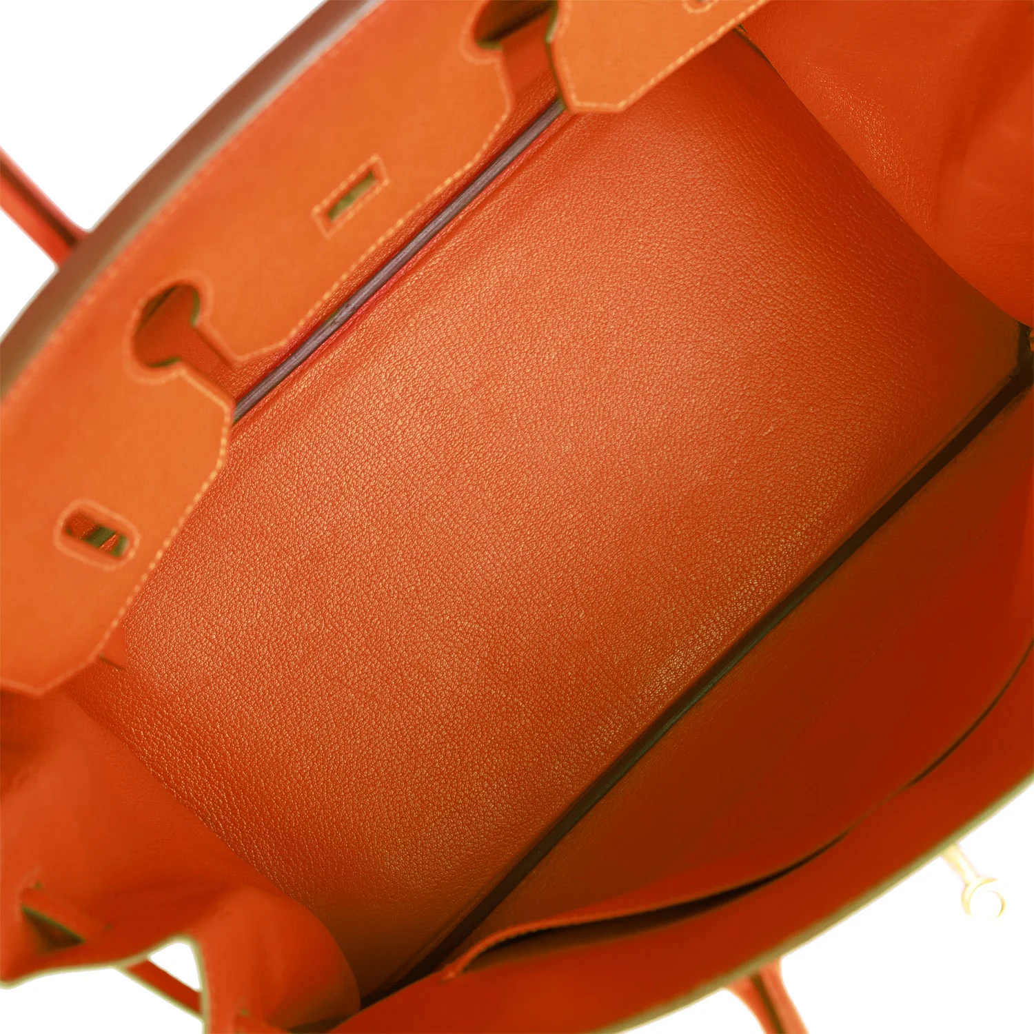 Her Birkin 35 Feu Epsom Gold Hardware
