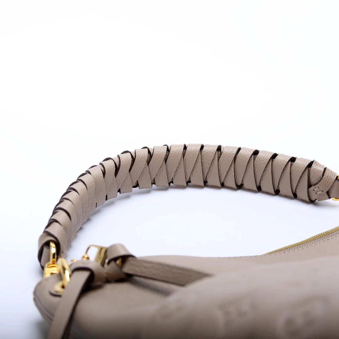 Maida Hobo Empreinte Taupe