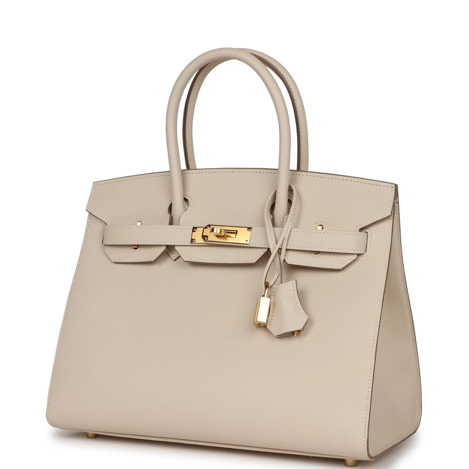Her Birkin Sellier 30 Craie Epsom Gold Hardware