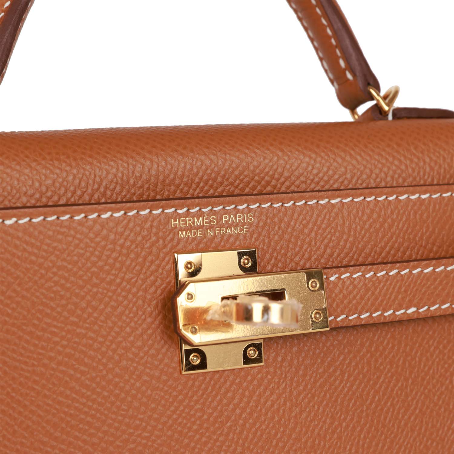 Her Kelly Sellier 20 Gold Epsom Gold Hardware