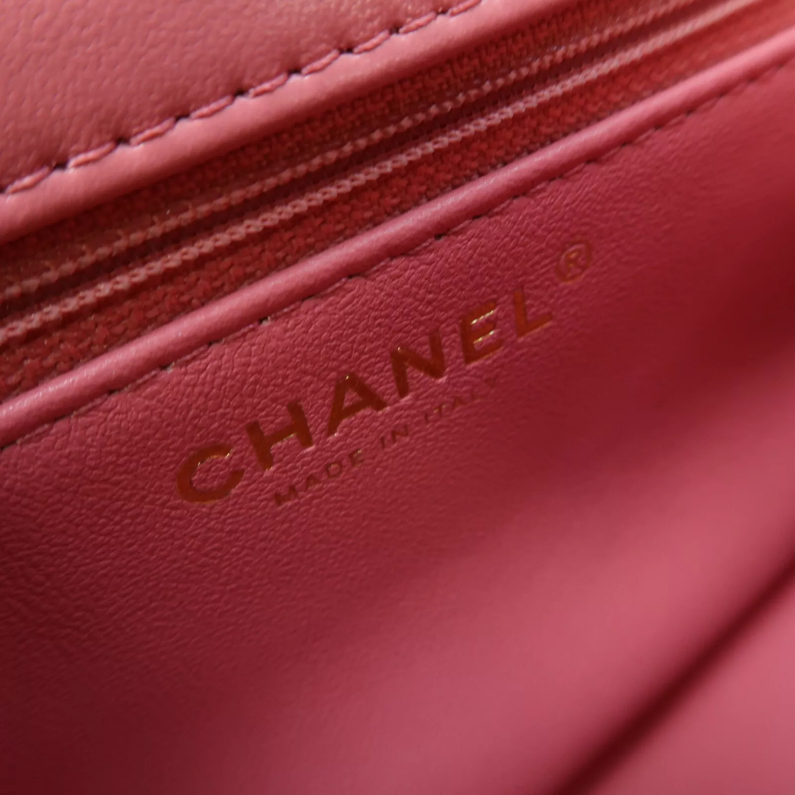 CHANEL Mini flap bag with handle AS4023 Pink