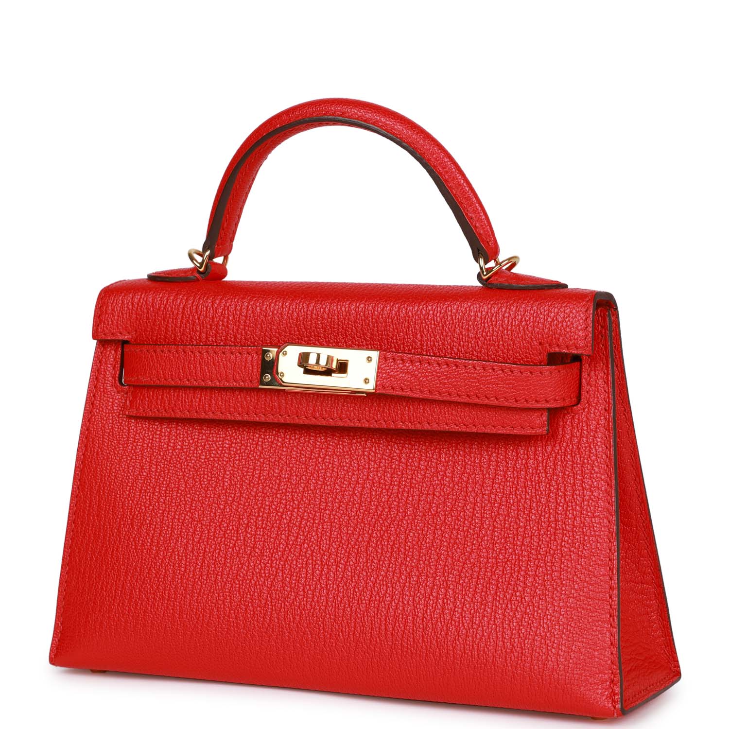 Her Kelly 20 Rouge de Coeur Chevre Mysore Gold Hardware