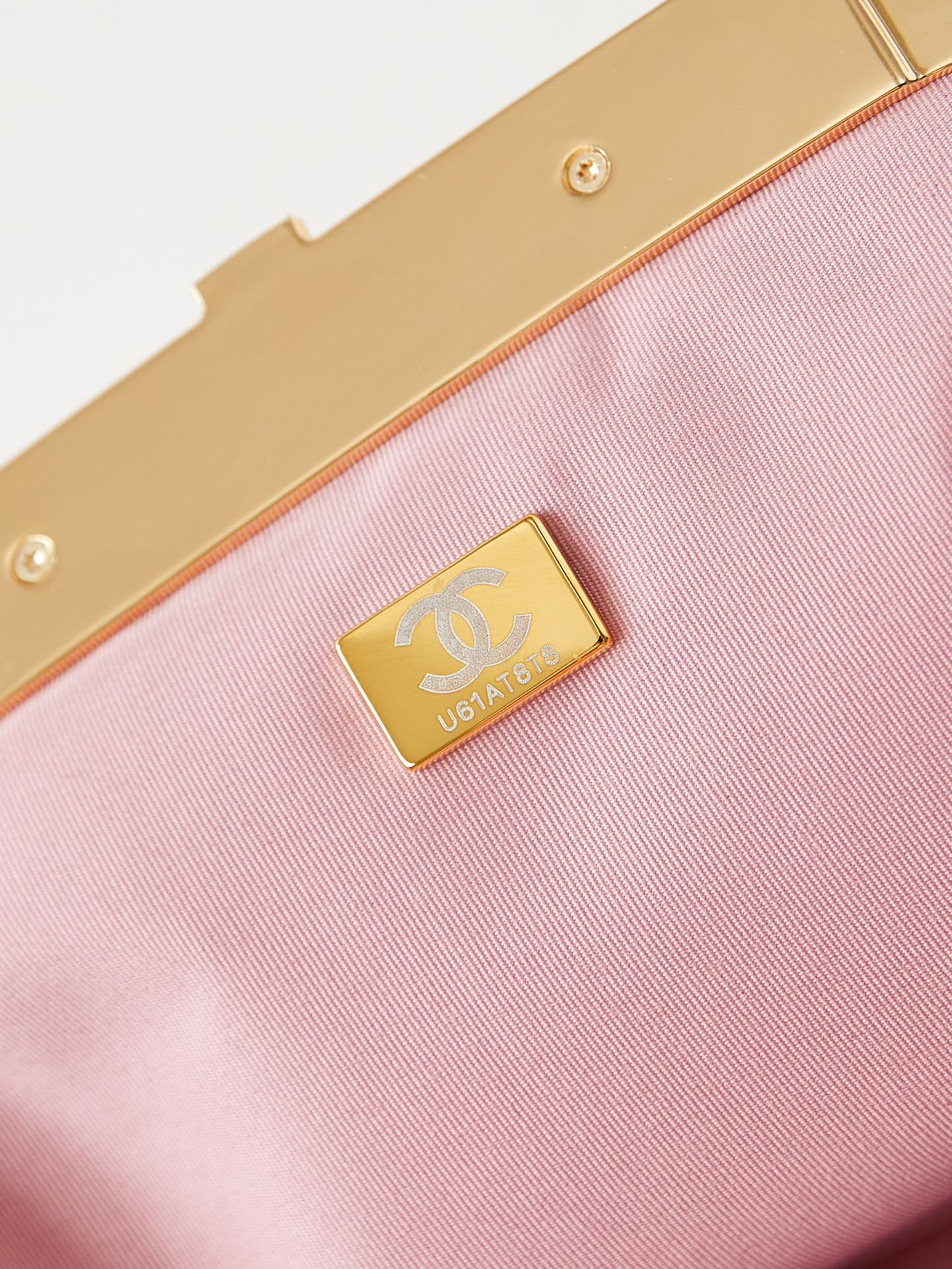 CHANEL Clutch Bag Pink-AS4717