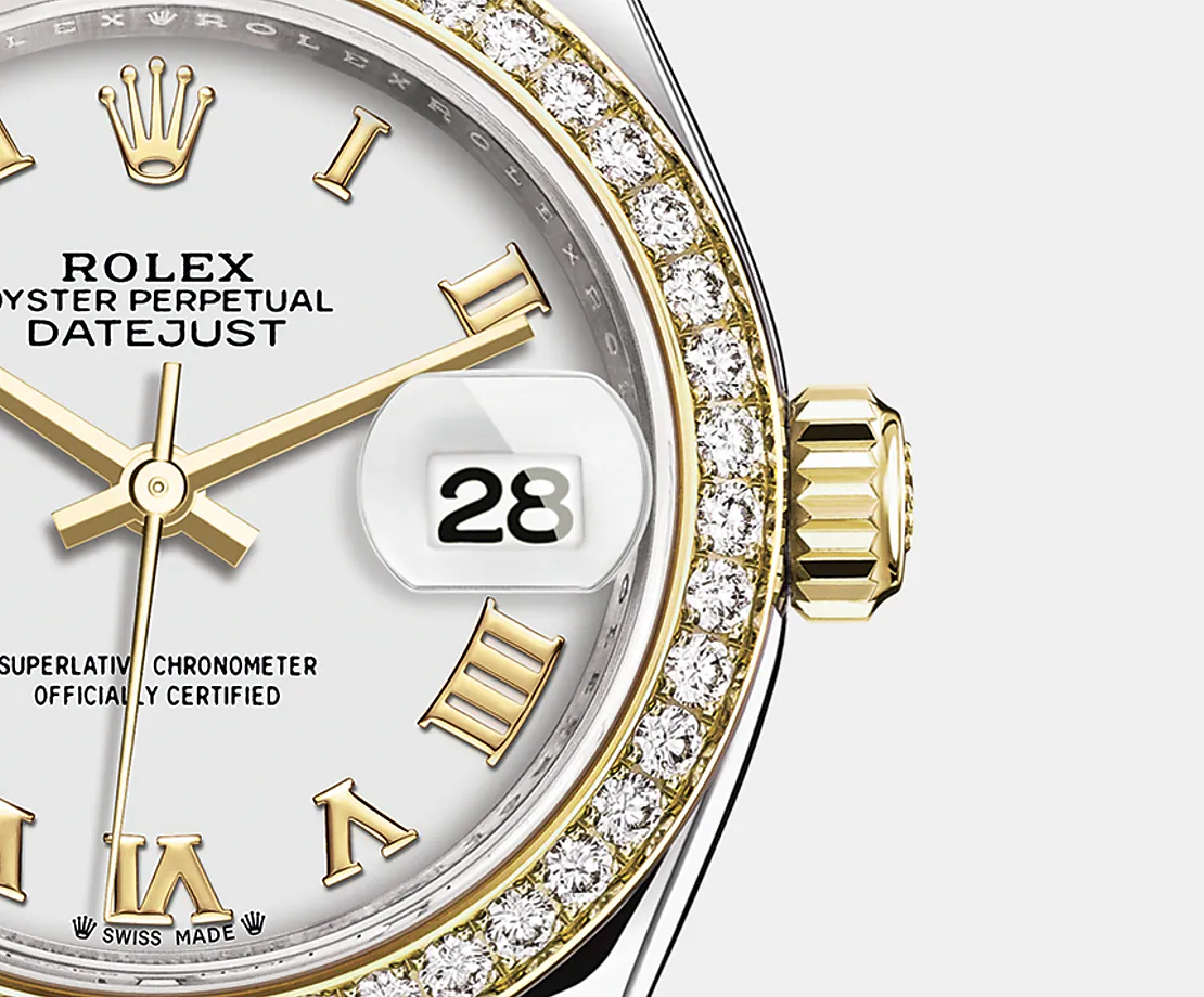 Lady-Datejust 28, Oystersteel and 18k Yellow Gold, Ref# 279383RBR-0023