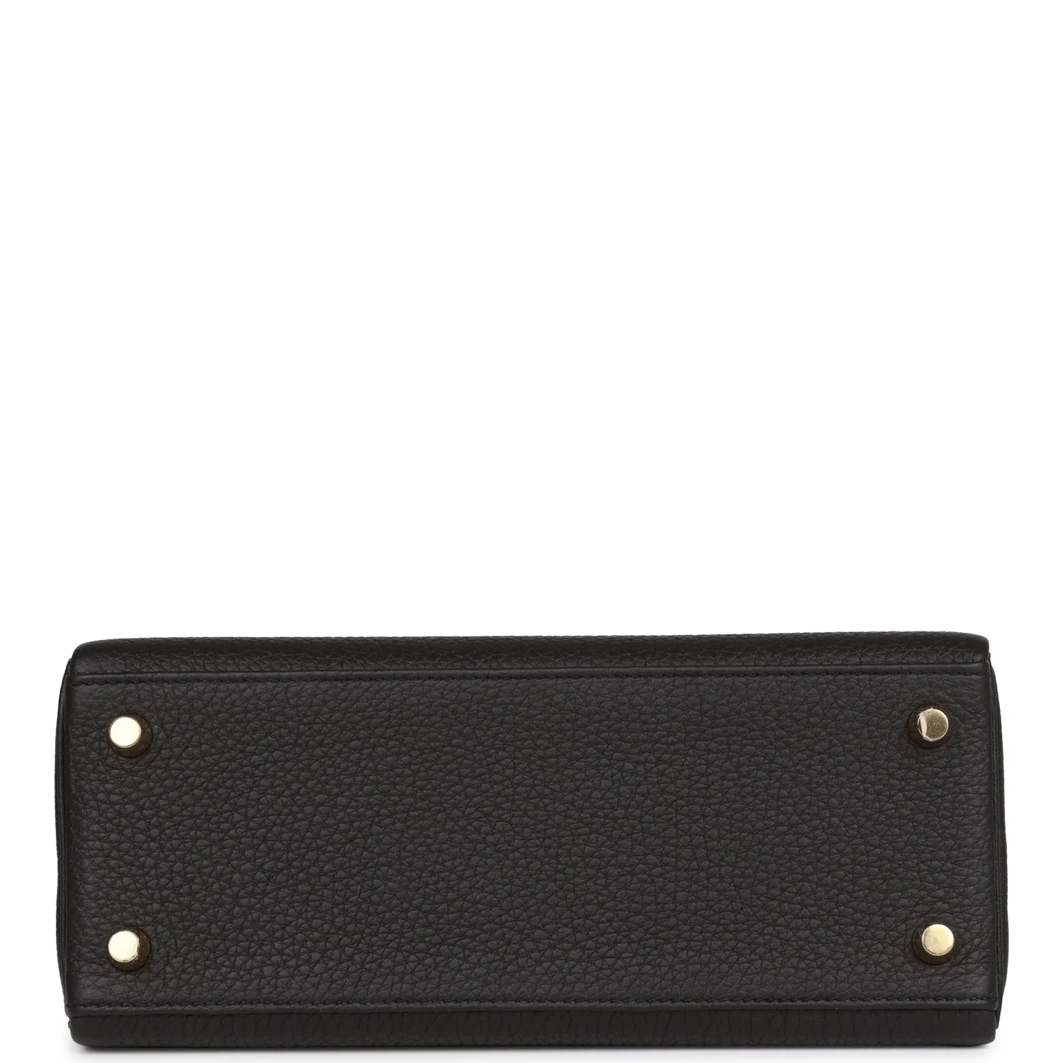Her Kelly Retourne 25 Black Togo Gold Hardware