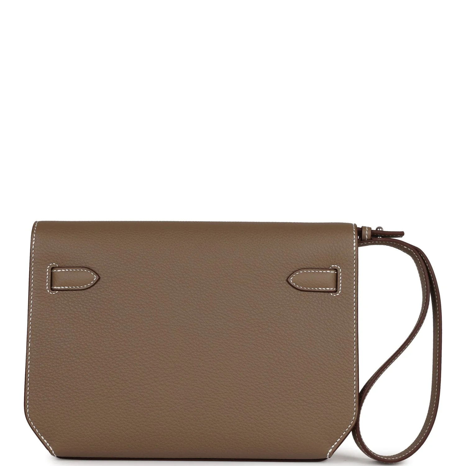 Her Kelly Depeches 25 Etoupe Togo Palladium Hardware