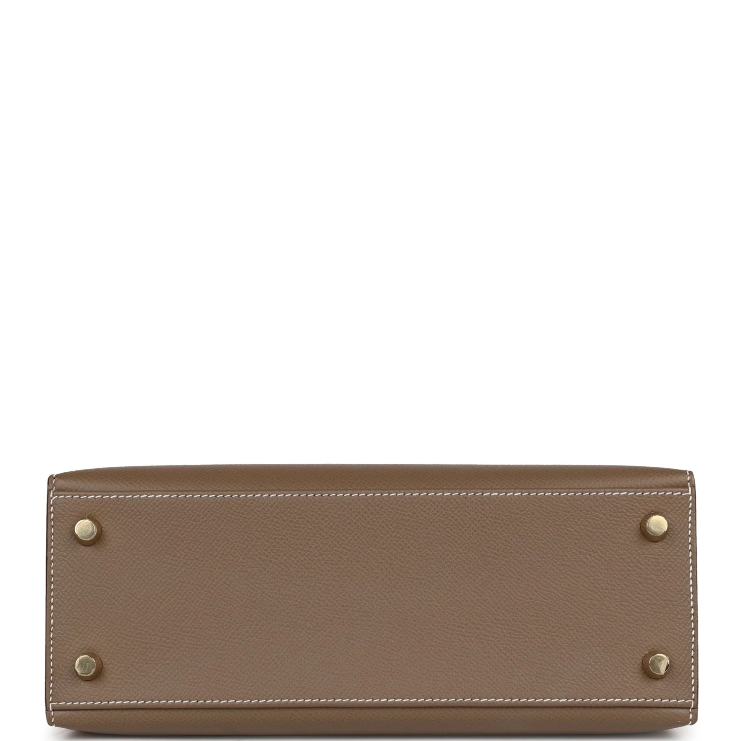 Her Kelly Sellier 25 Etoupe Epsom Gold Hardware