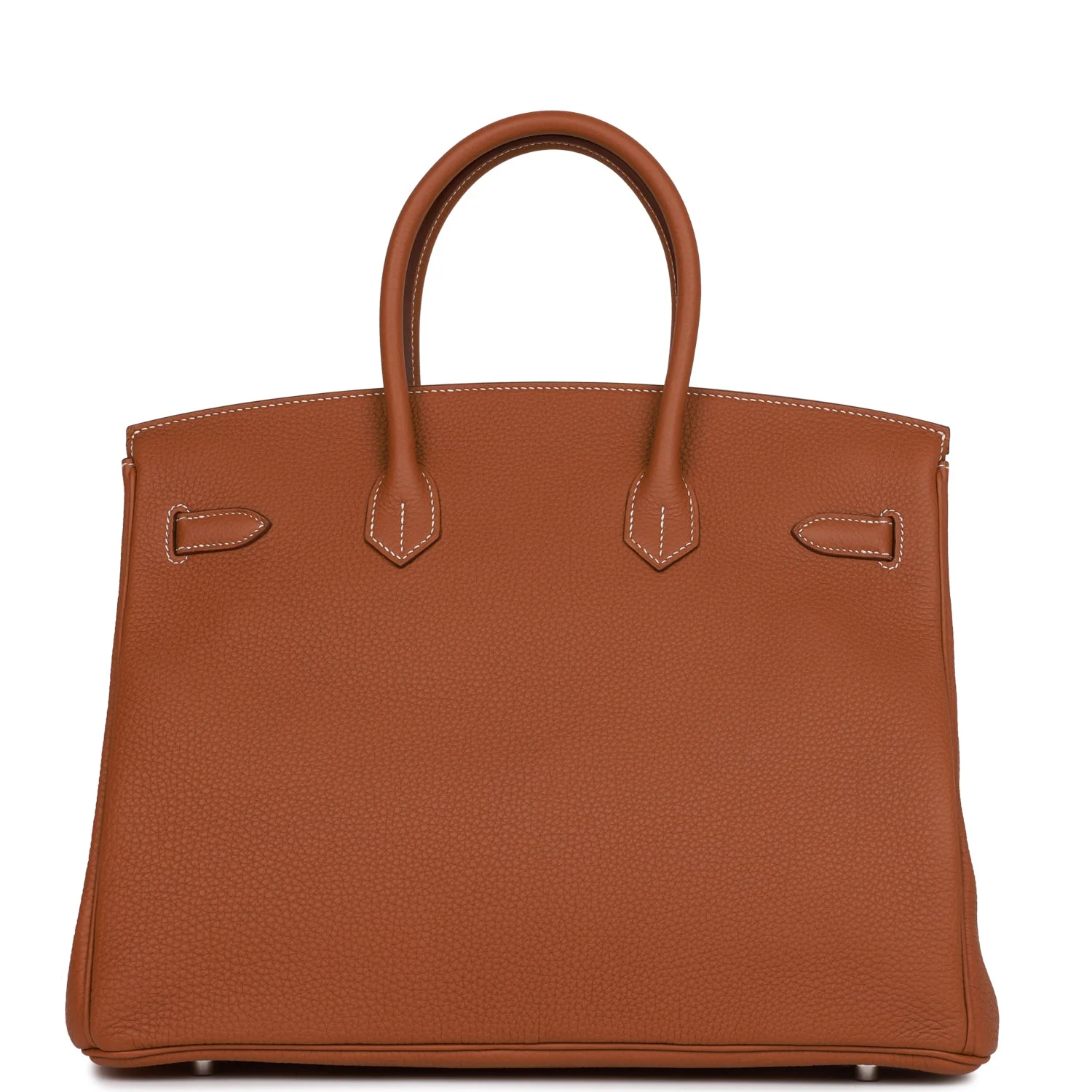 Her Birkin 35 Gold Togo Palladium Hardware