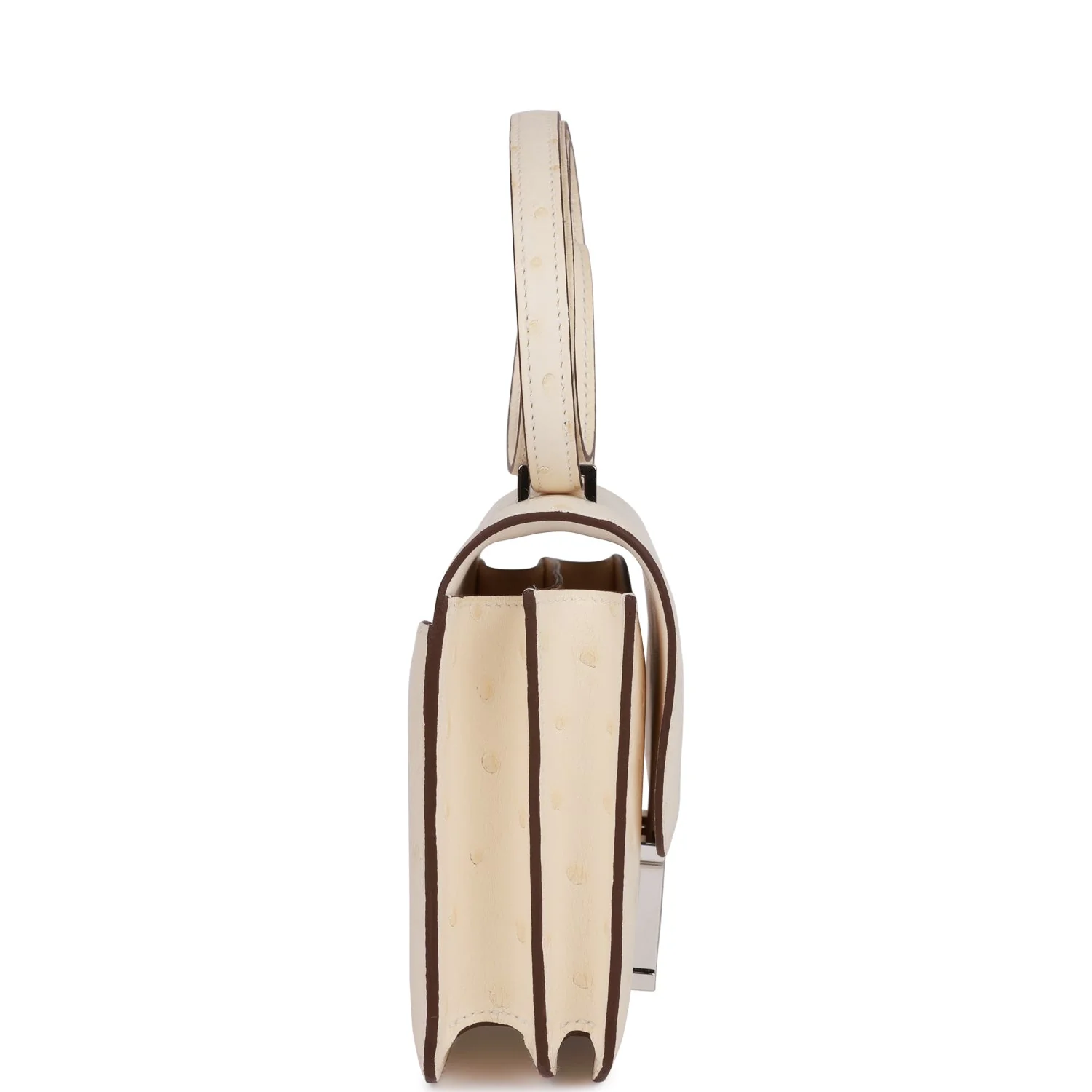 Her Constance 18 Nata Ostrich Palladium Hardware