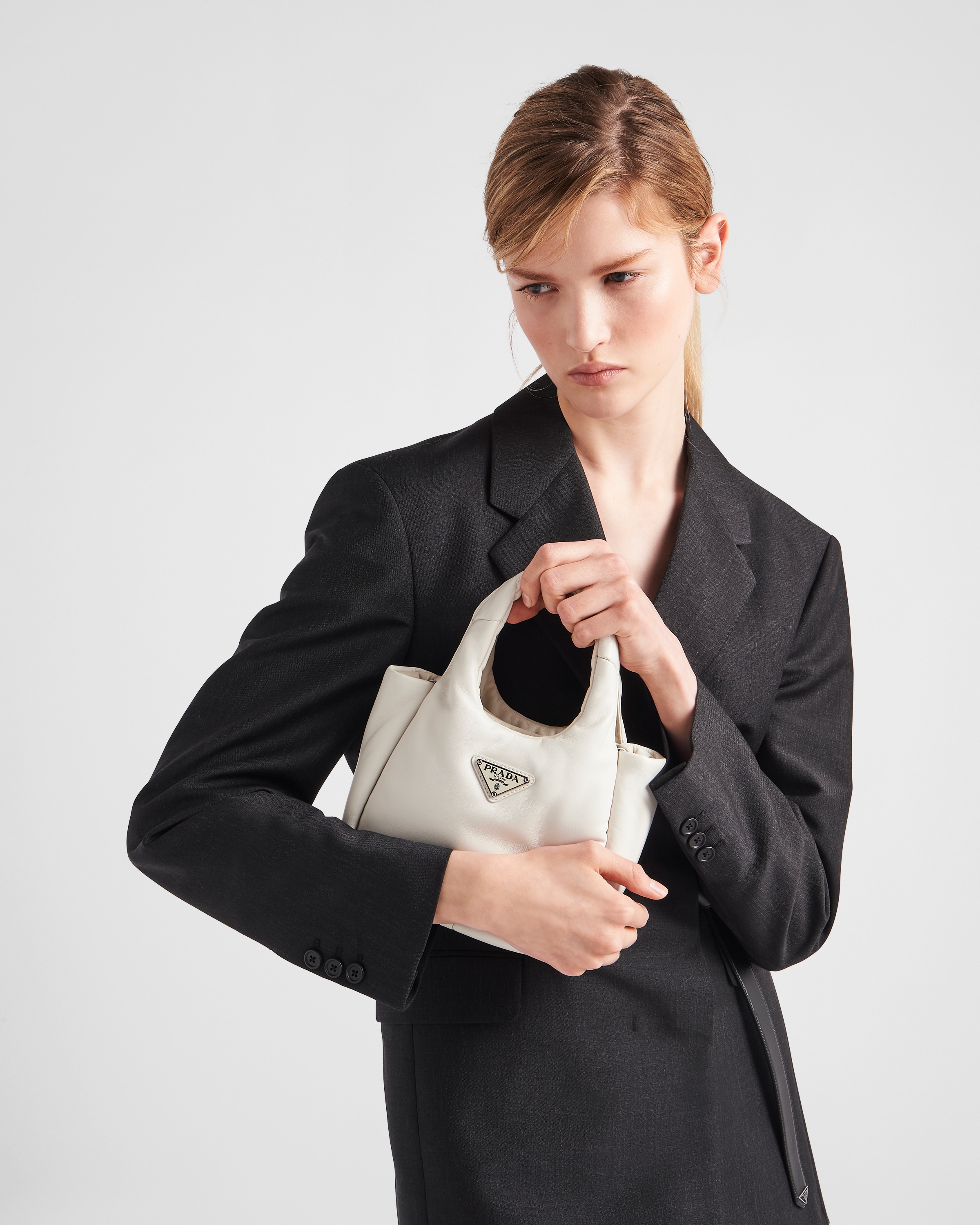 Small padded Prthtada Soft nappa-leather bag