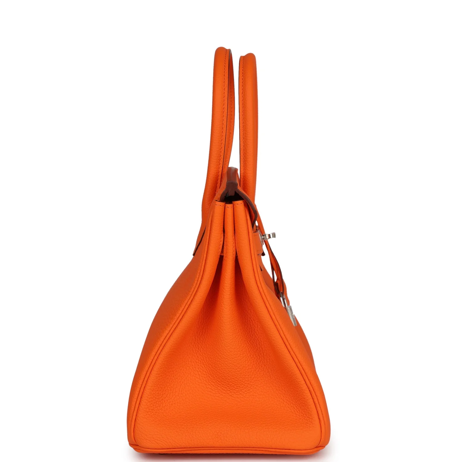 Her Birkin 30 Orange Minium Togo Palladium Hardware