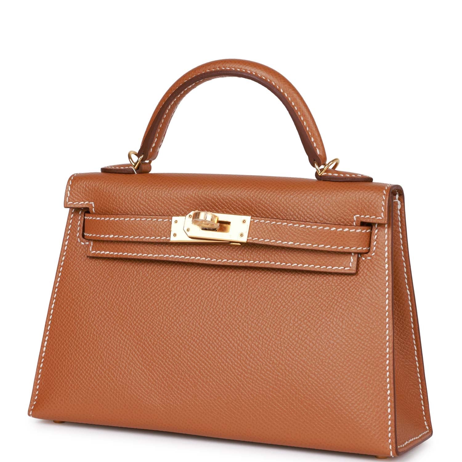 Her Kelly Sellier 20 Gold Epsom Gold Hardware