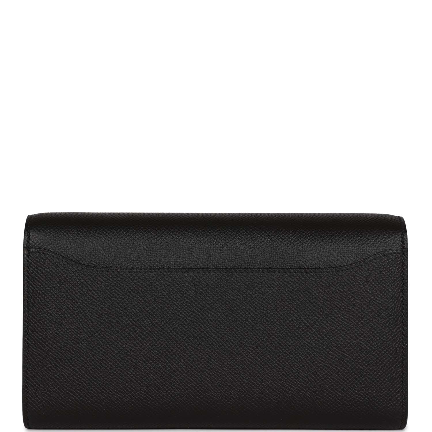 Her Constance Wallet To Go Black Epsom Palladium Hardware