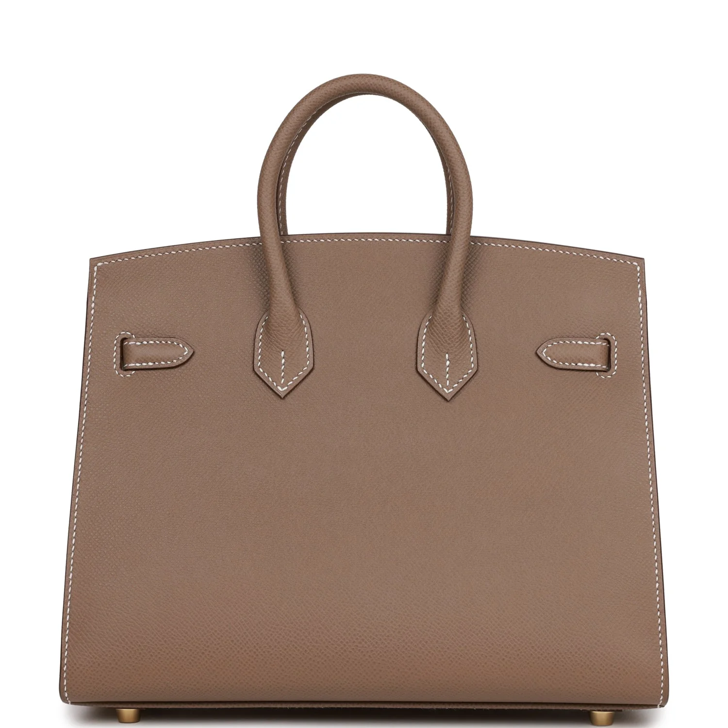 Her Birkin Sellier 25 Etoupe Epsom Gold Hardware