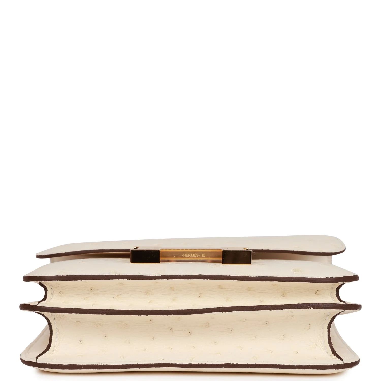 Her Constance 18 Nata Ostrich Gold Hardware