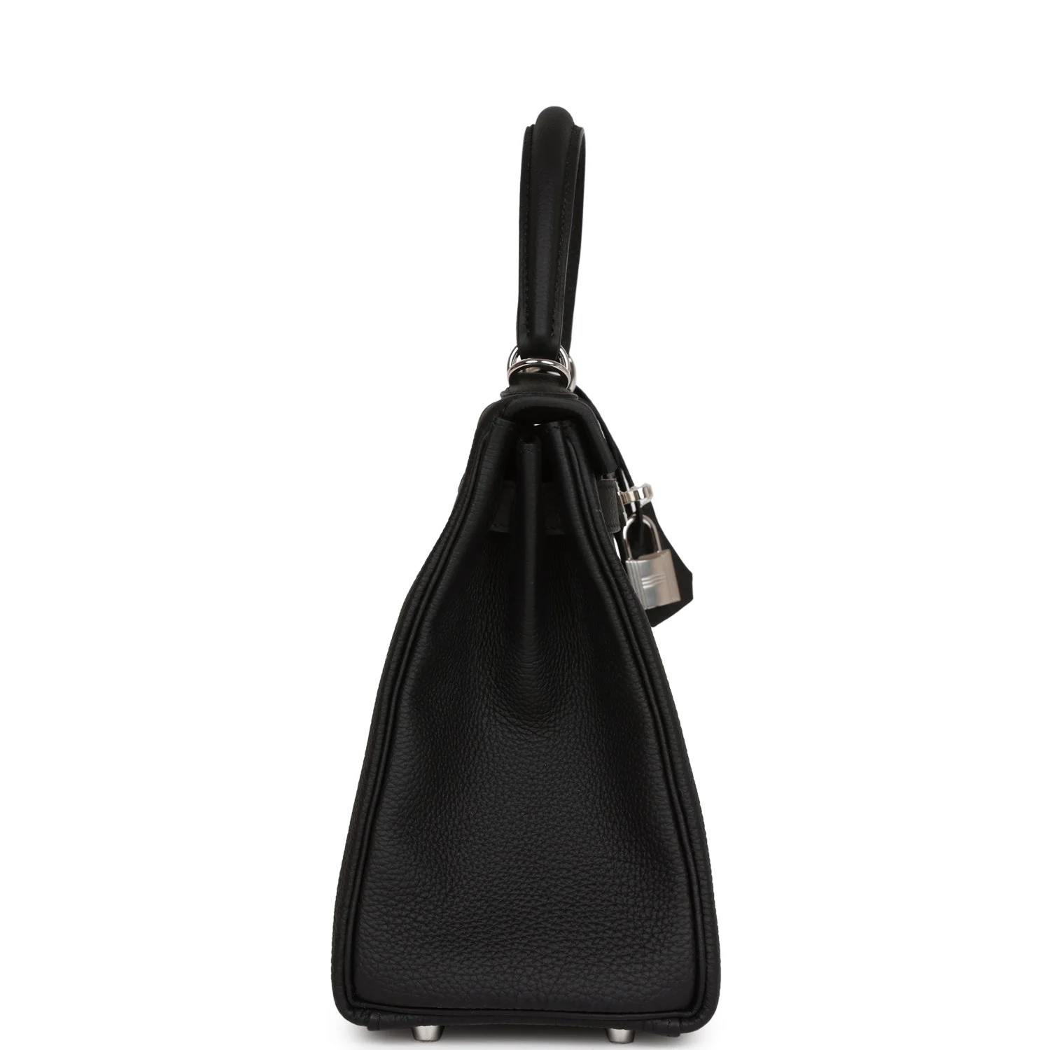 Her Kelly Retourne 28 Black Togo Palladium Hardware