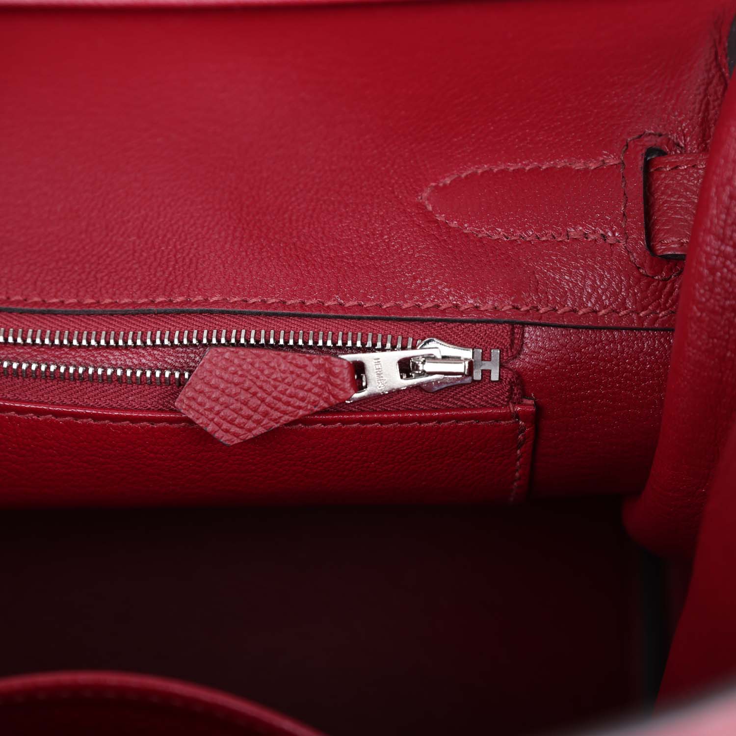 Hthtermès Birkin 30 Rouge Grenat Epsom Palladium Hardware