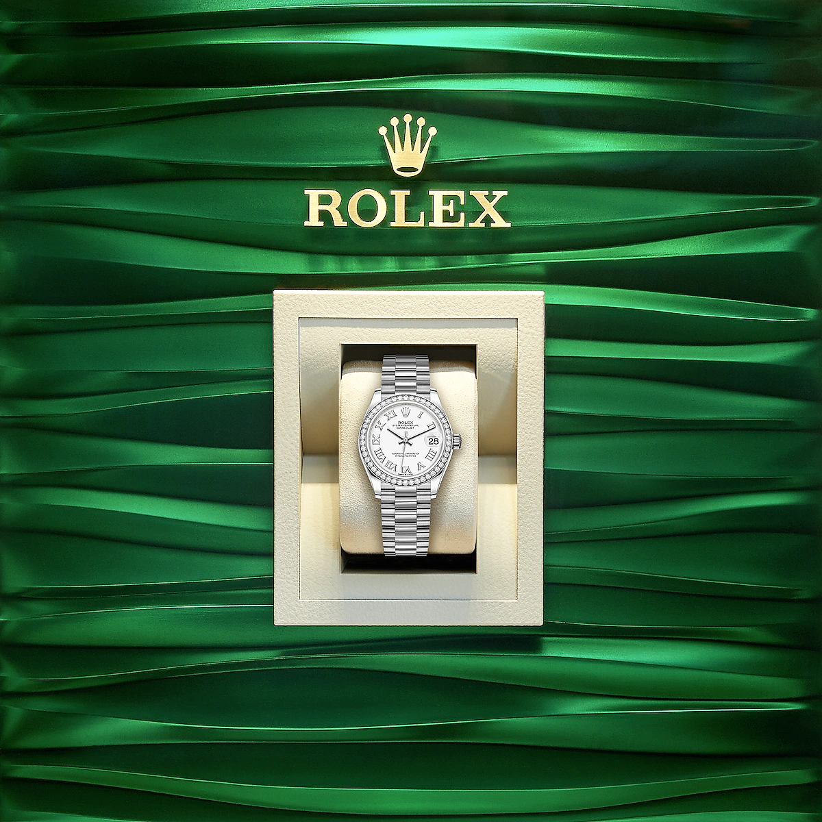 Datejust 31, 18kt White Gold, Ref# 278289RBR-0007