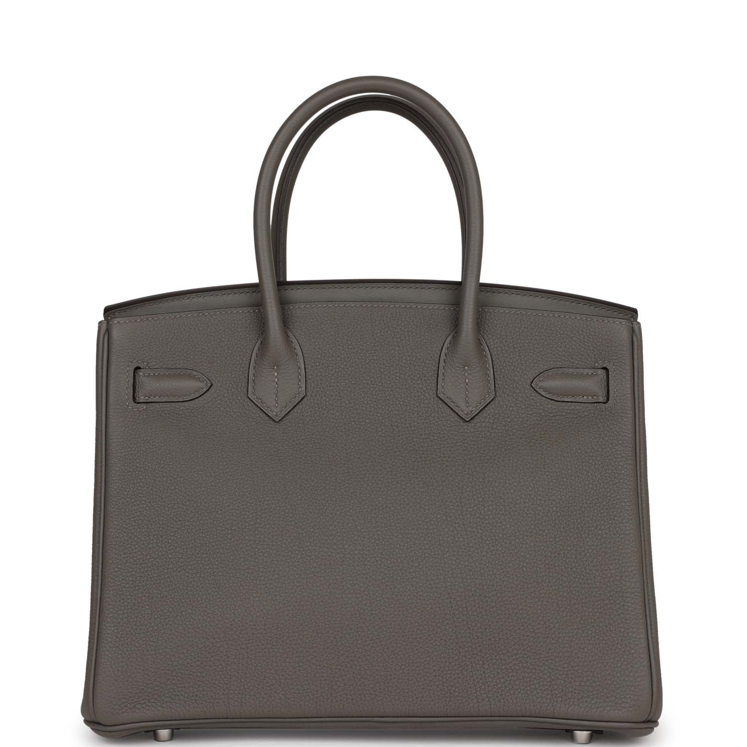 Her 3 En 1 Birkin 30 Gris Meyer Togo and Swift Palladium Hardware