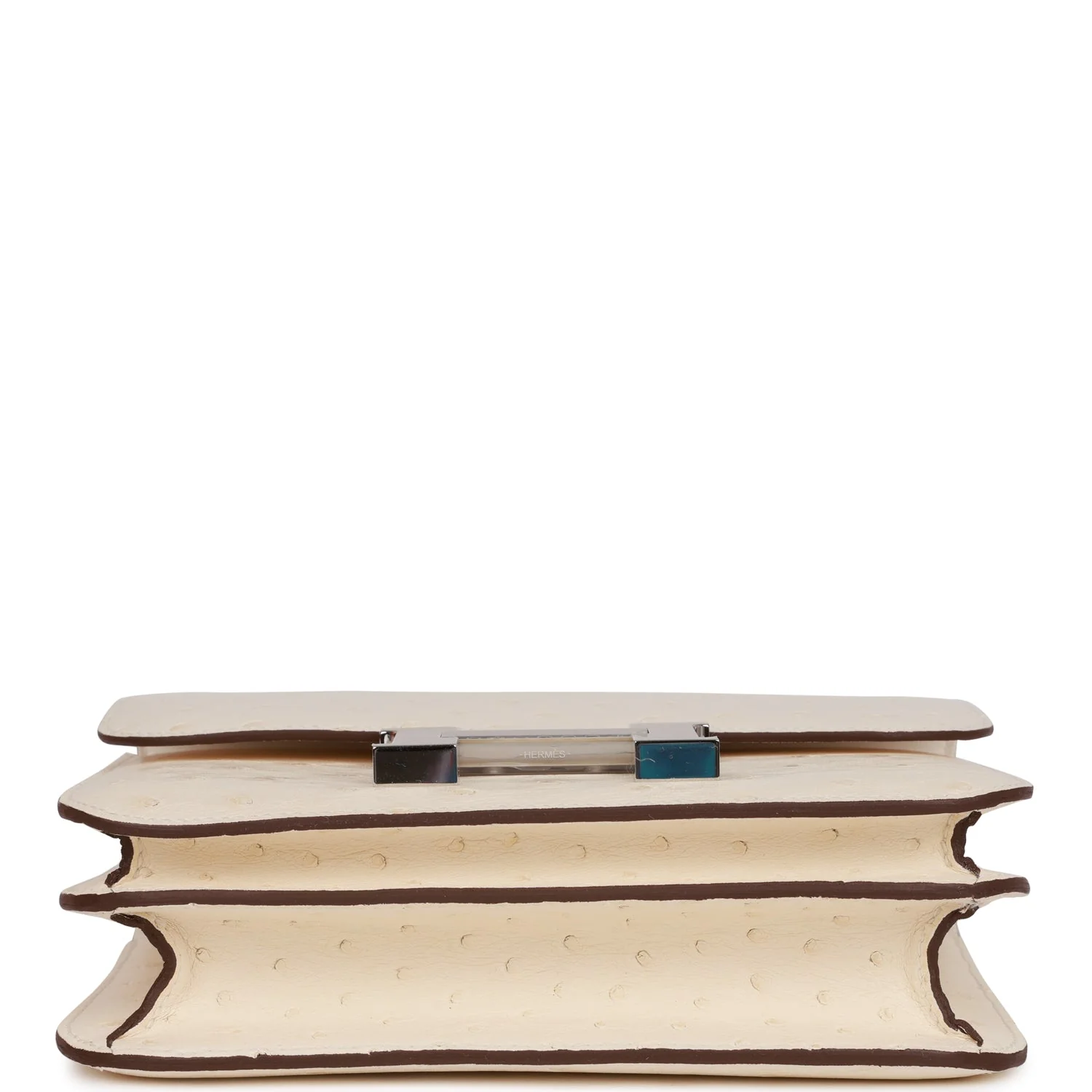 Her Constance 18 Nata Ostrich Palladium Hardware