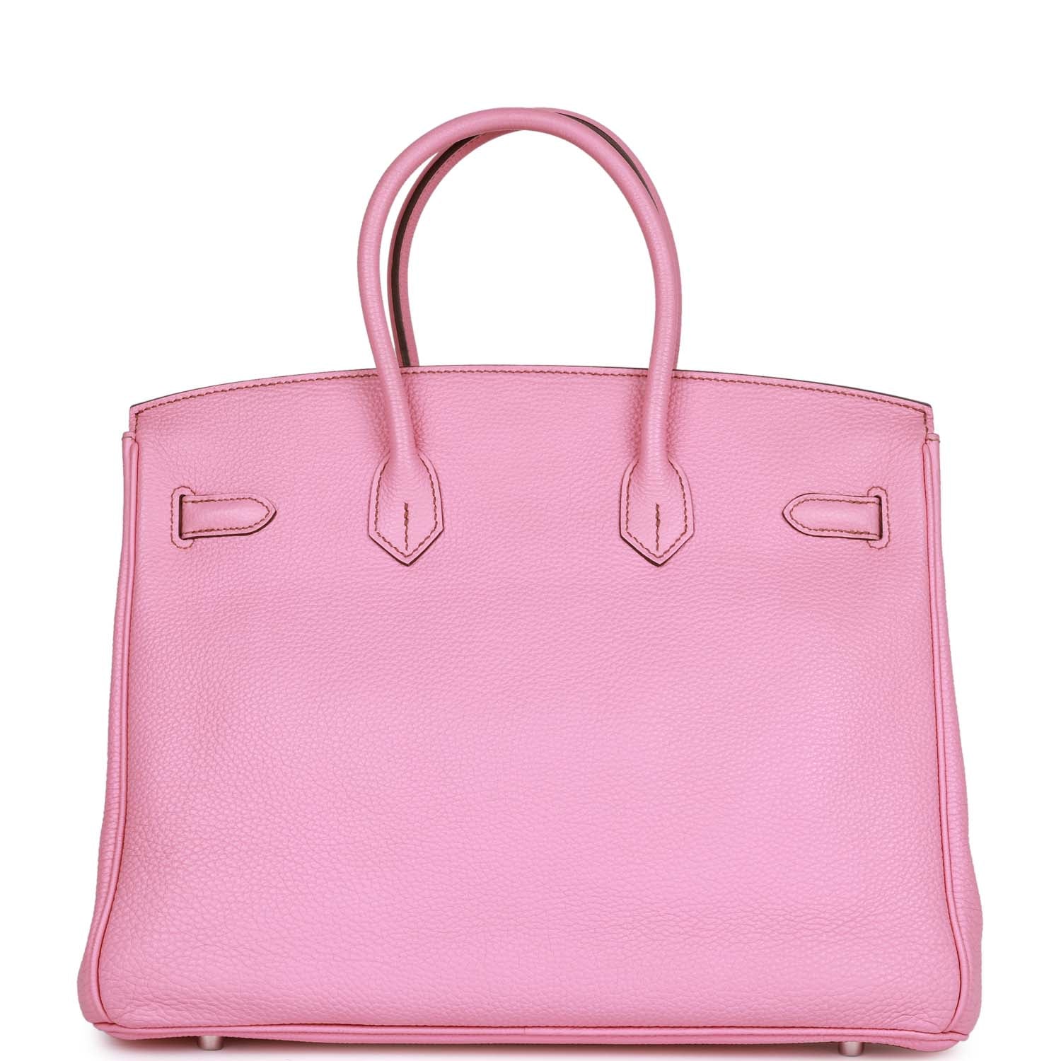 Her Birkin 35 Bubblegum Togo Palladium Hardware