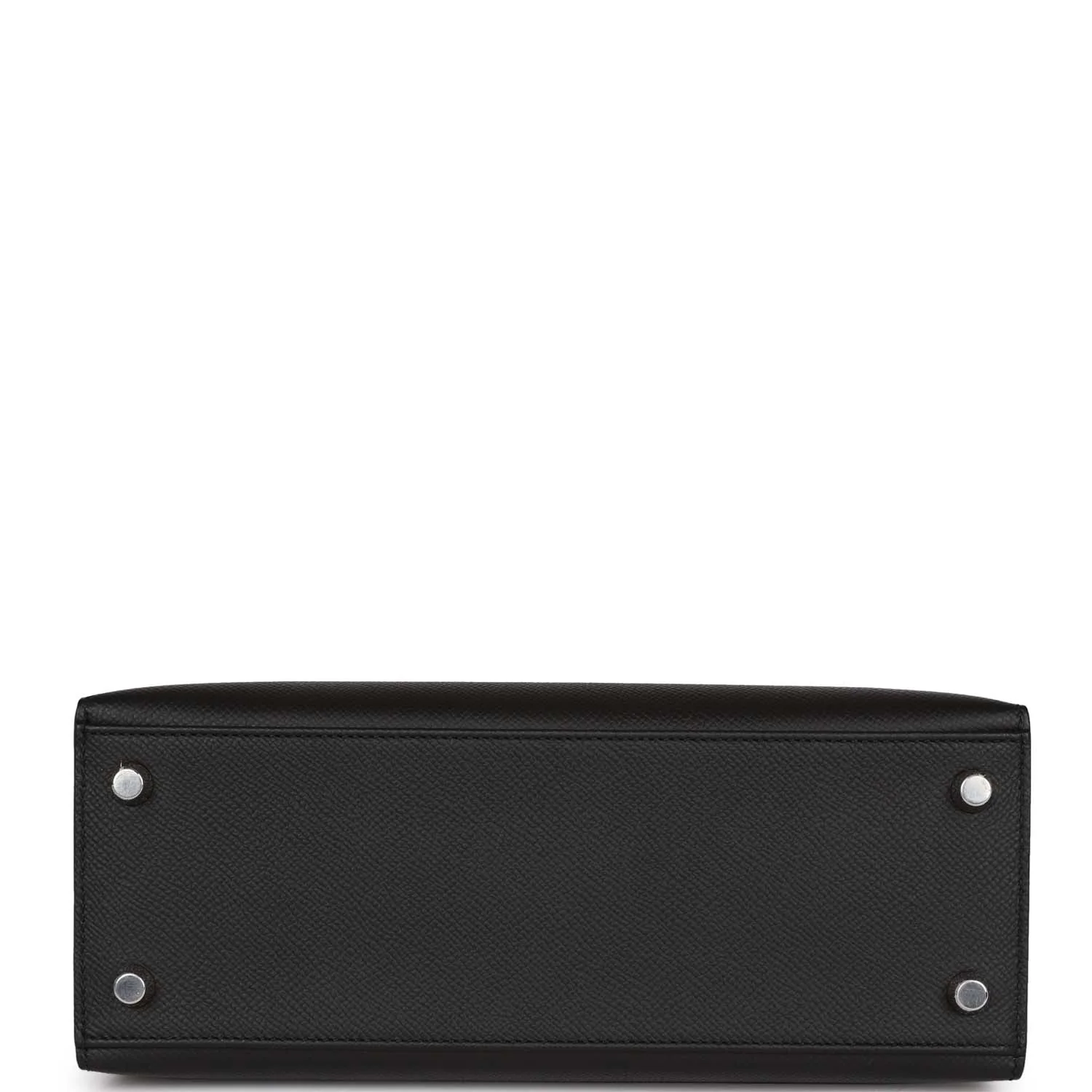 Her Kelly Sellier 25 Black Epsom Palladium Hardware