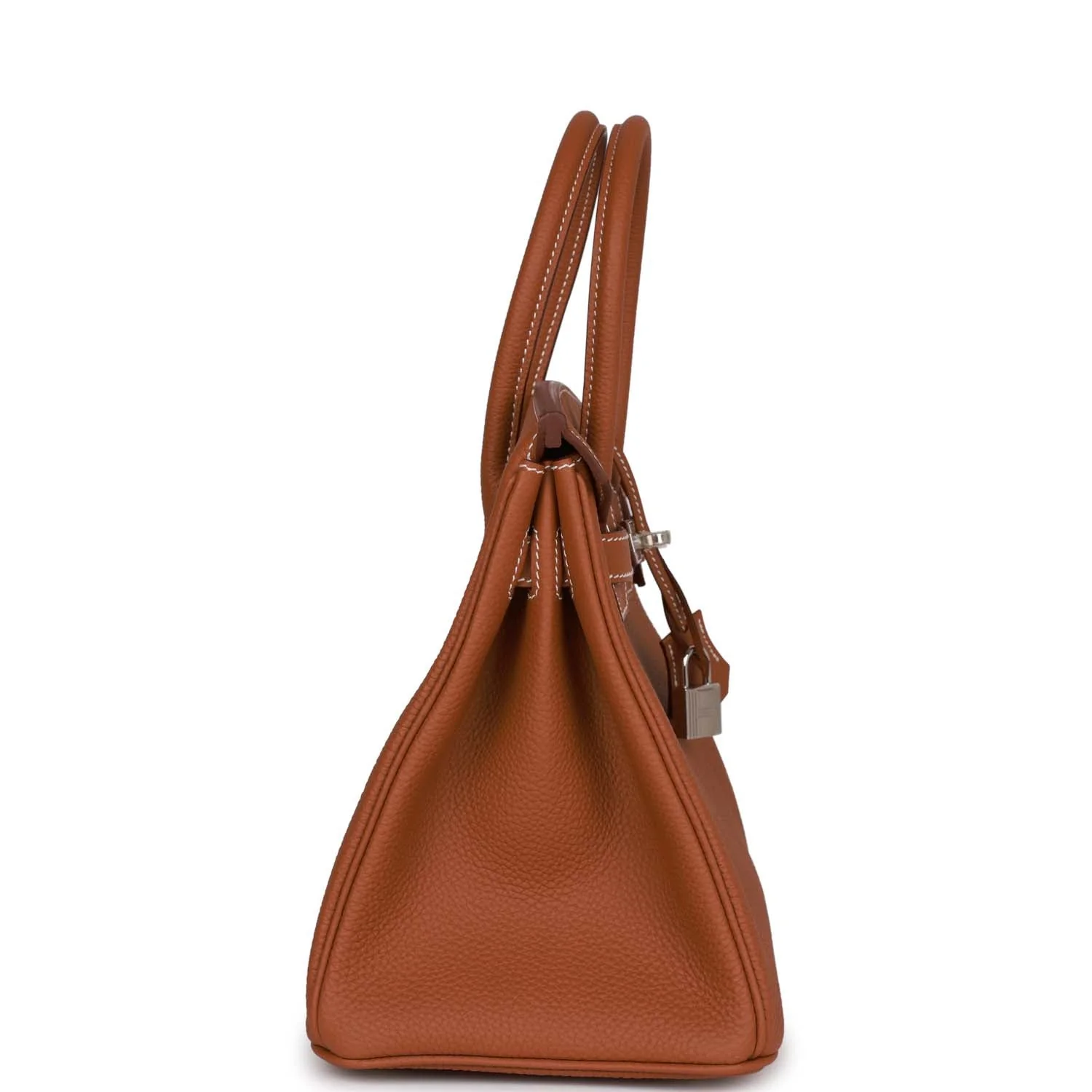 Her Birkin 30 Gold Togo Palladium Hardware