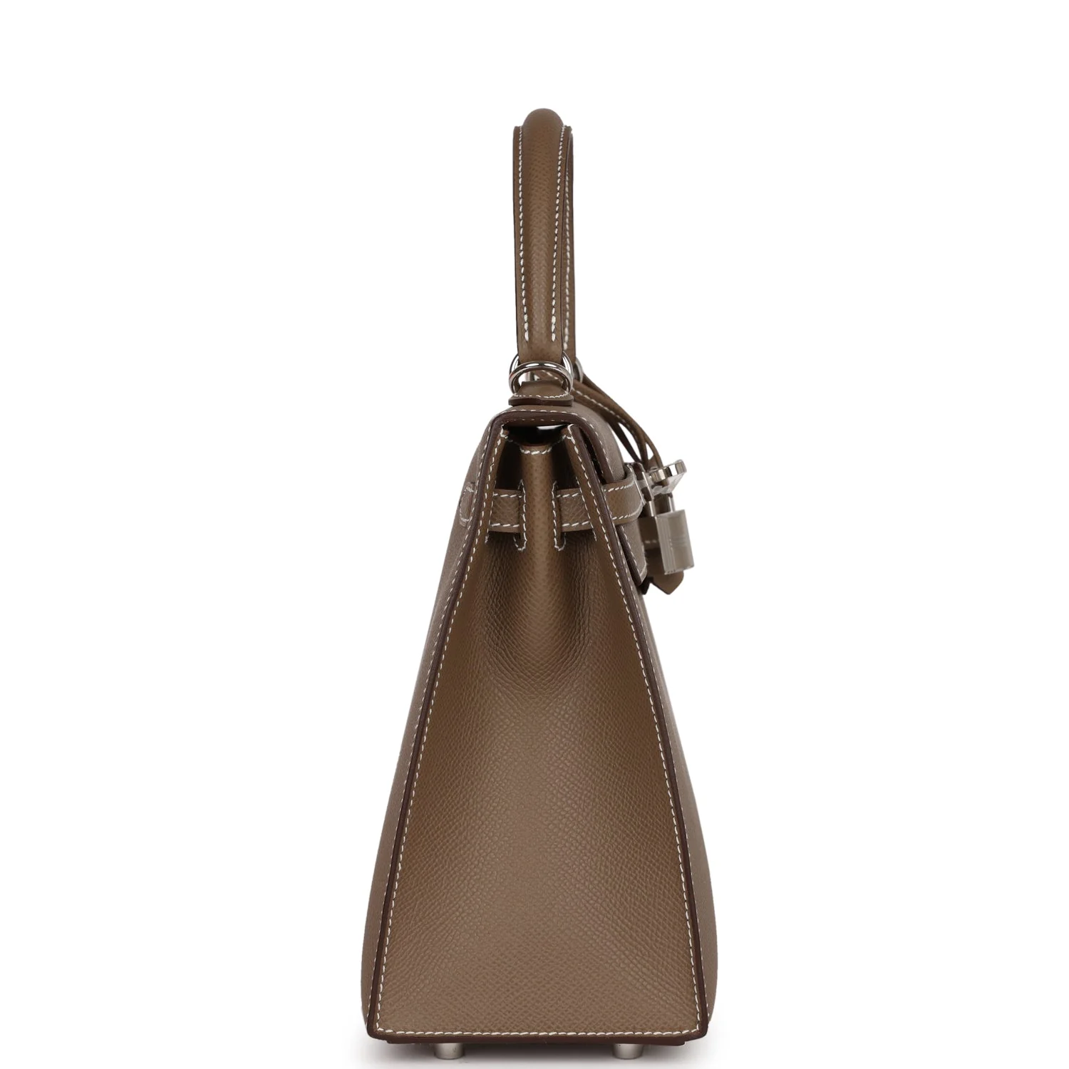 Her Kelly Sellier 25 Etoupe Epsom Palladium Hardware