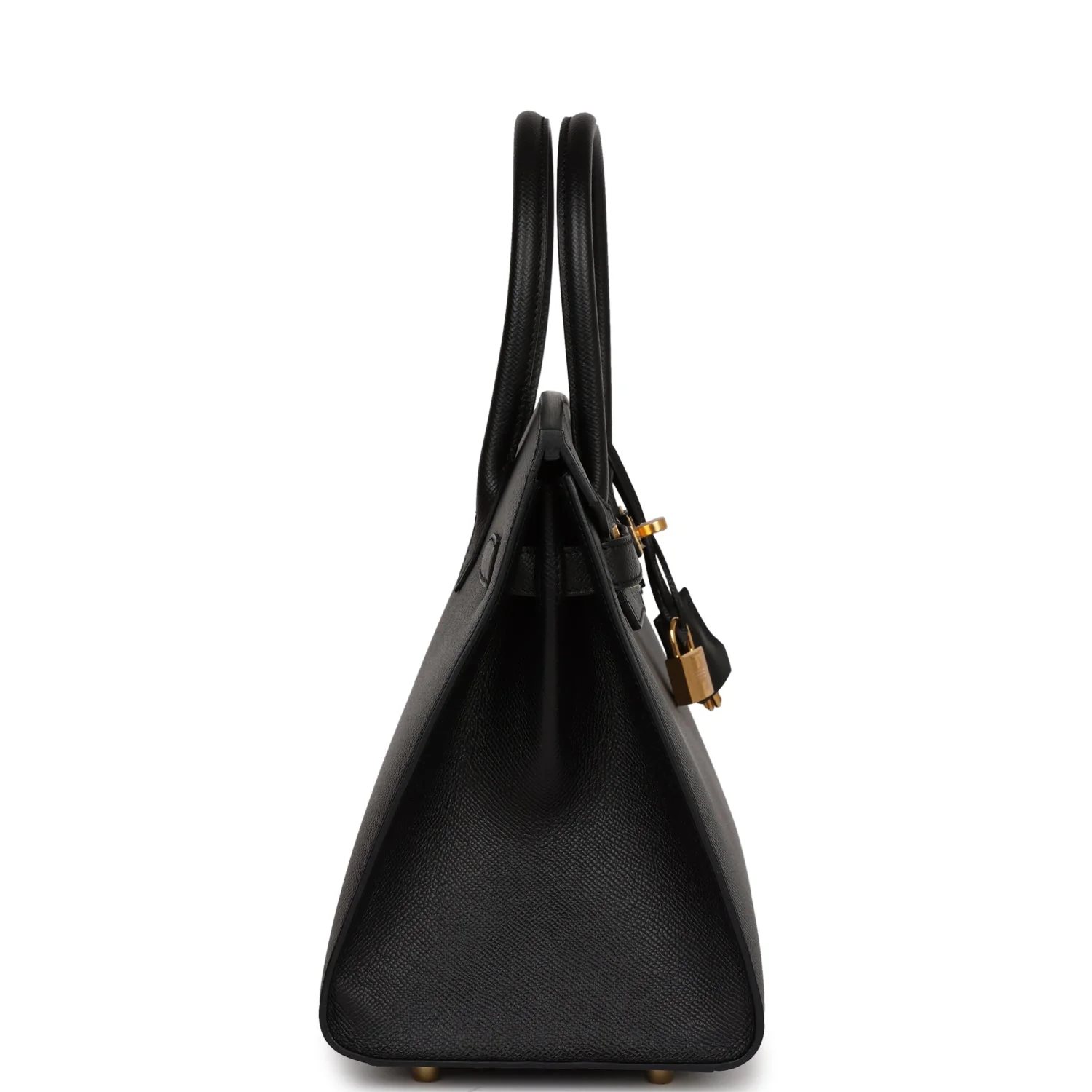 Her Birkin Sellier 30 Black Epsom Gold Hardware
