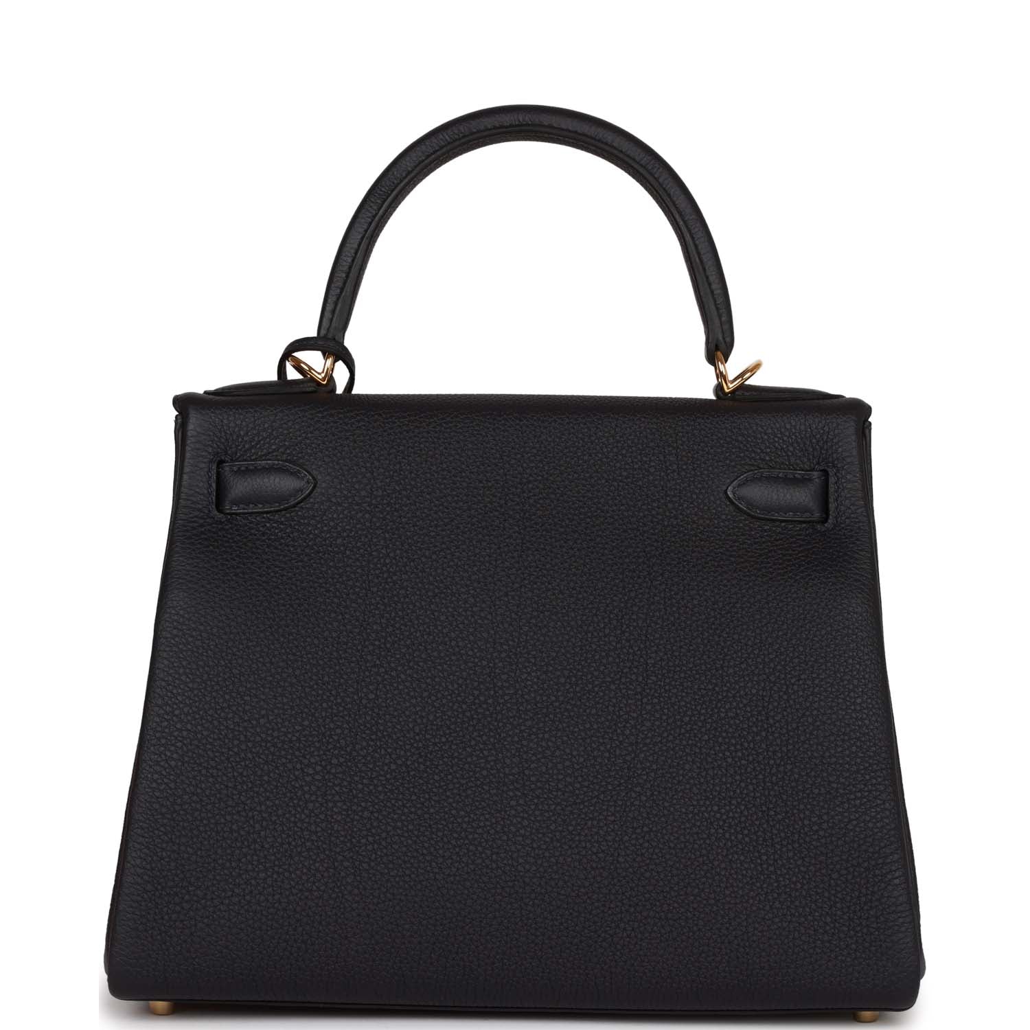 Her Kelly Retourne 28 Caban Togo Gold Hardware