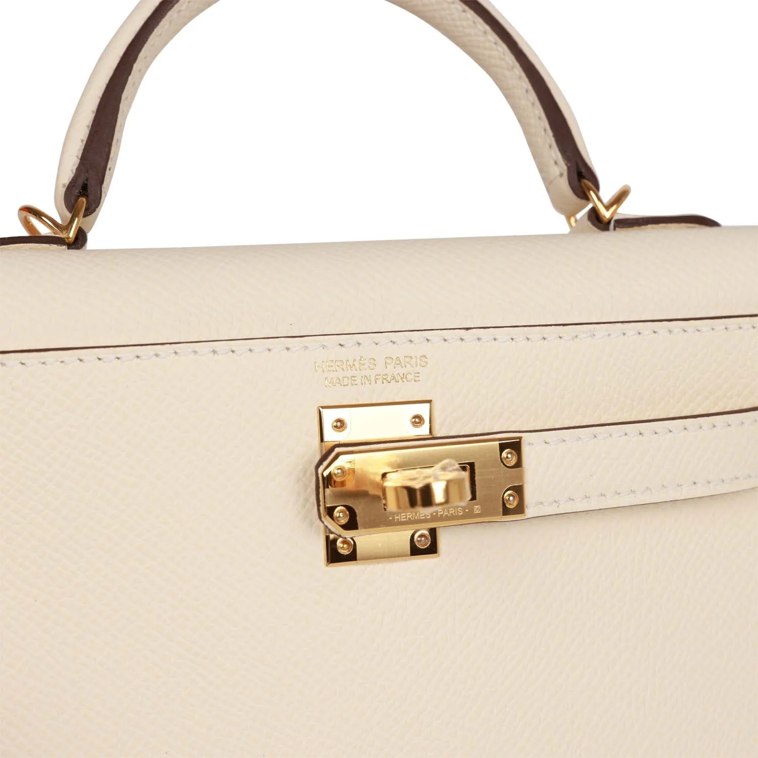 Her Kelly Sellier 20 Nata Epsom Gold Hardware