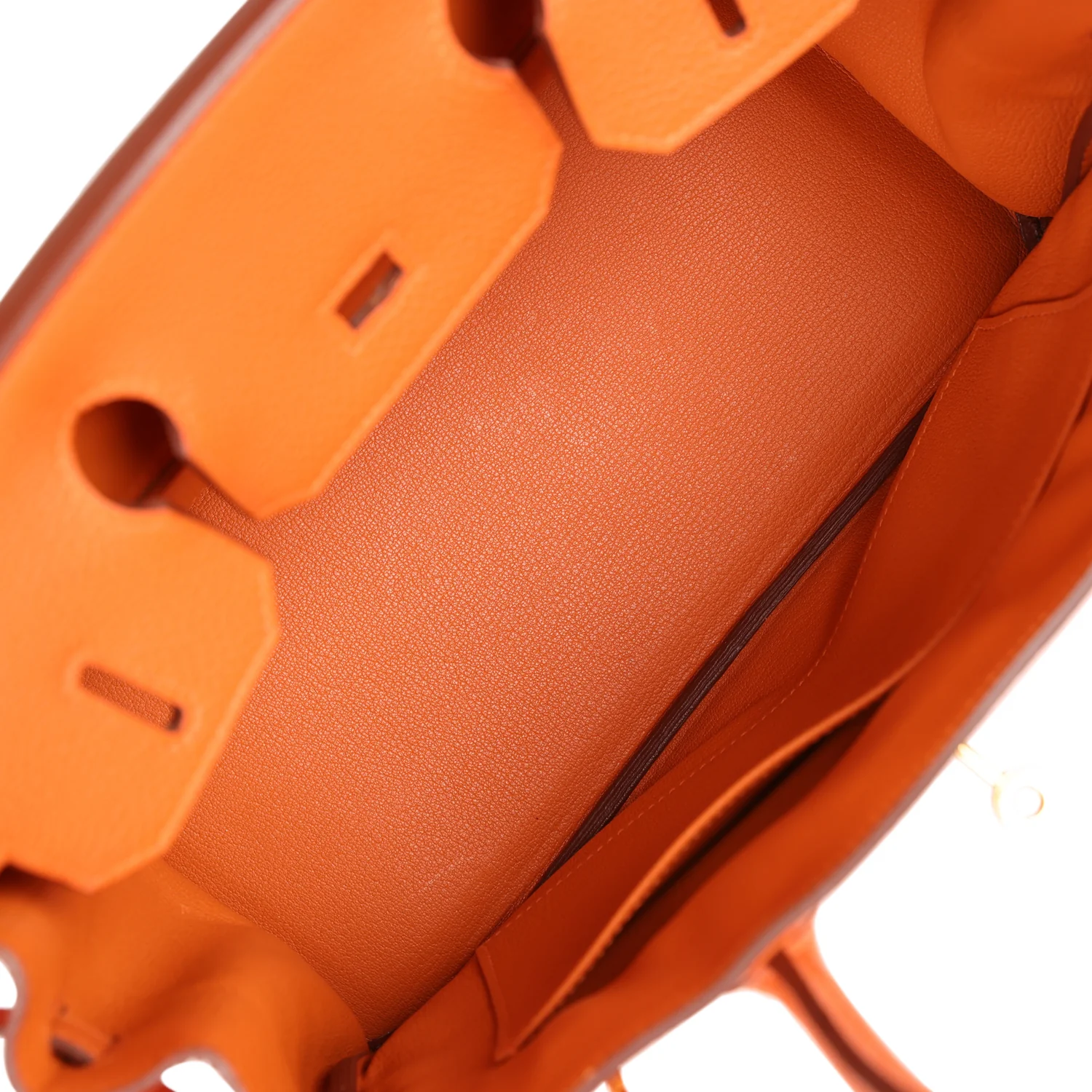 Her Birkin 30 Orange Togo Gold Hardware