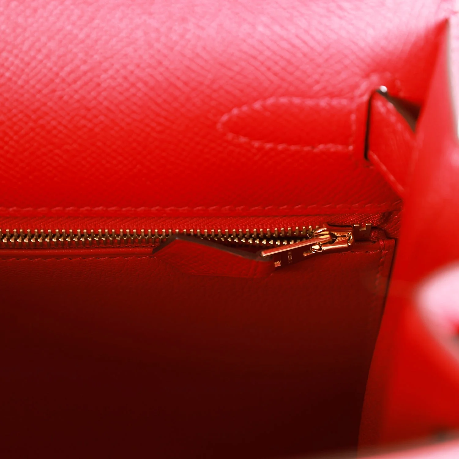 Her Kelly Sellier 28 Rouge Casaque Epsom Gold Hardware