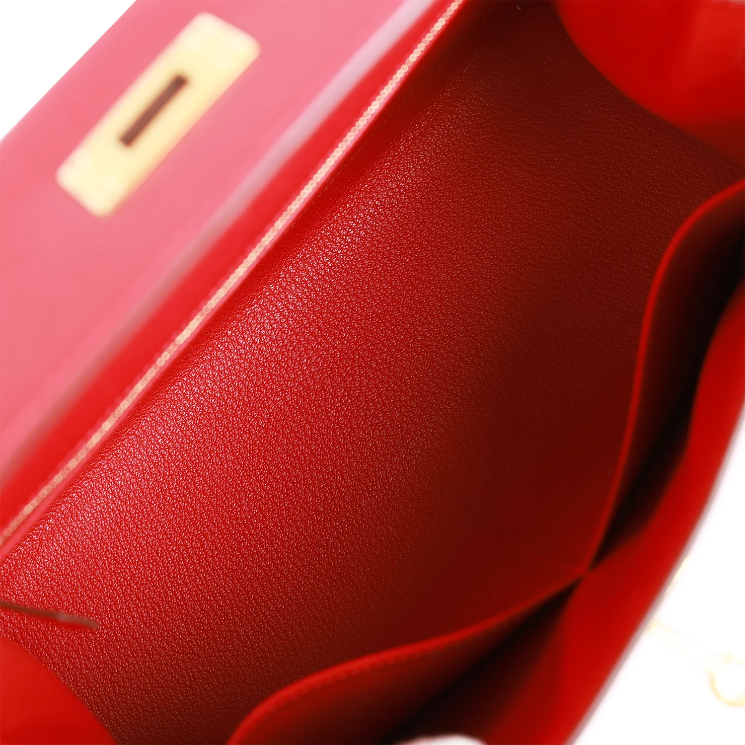 Her Kelly Sellier 28 Rouge Casaque Epsom Gold Hardware