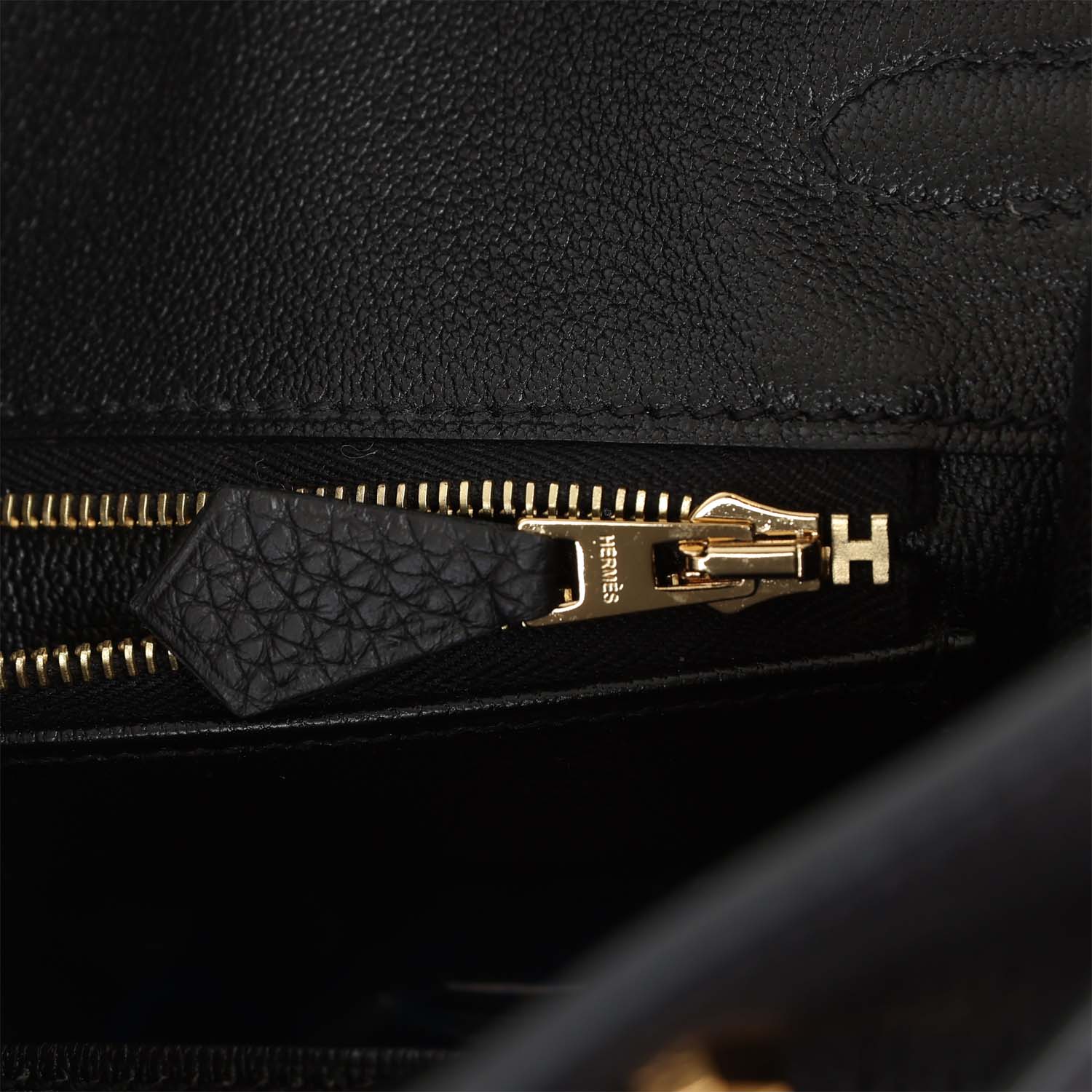 Her Birkin 25 Black Togo Gold Hardware