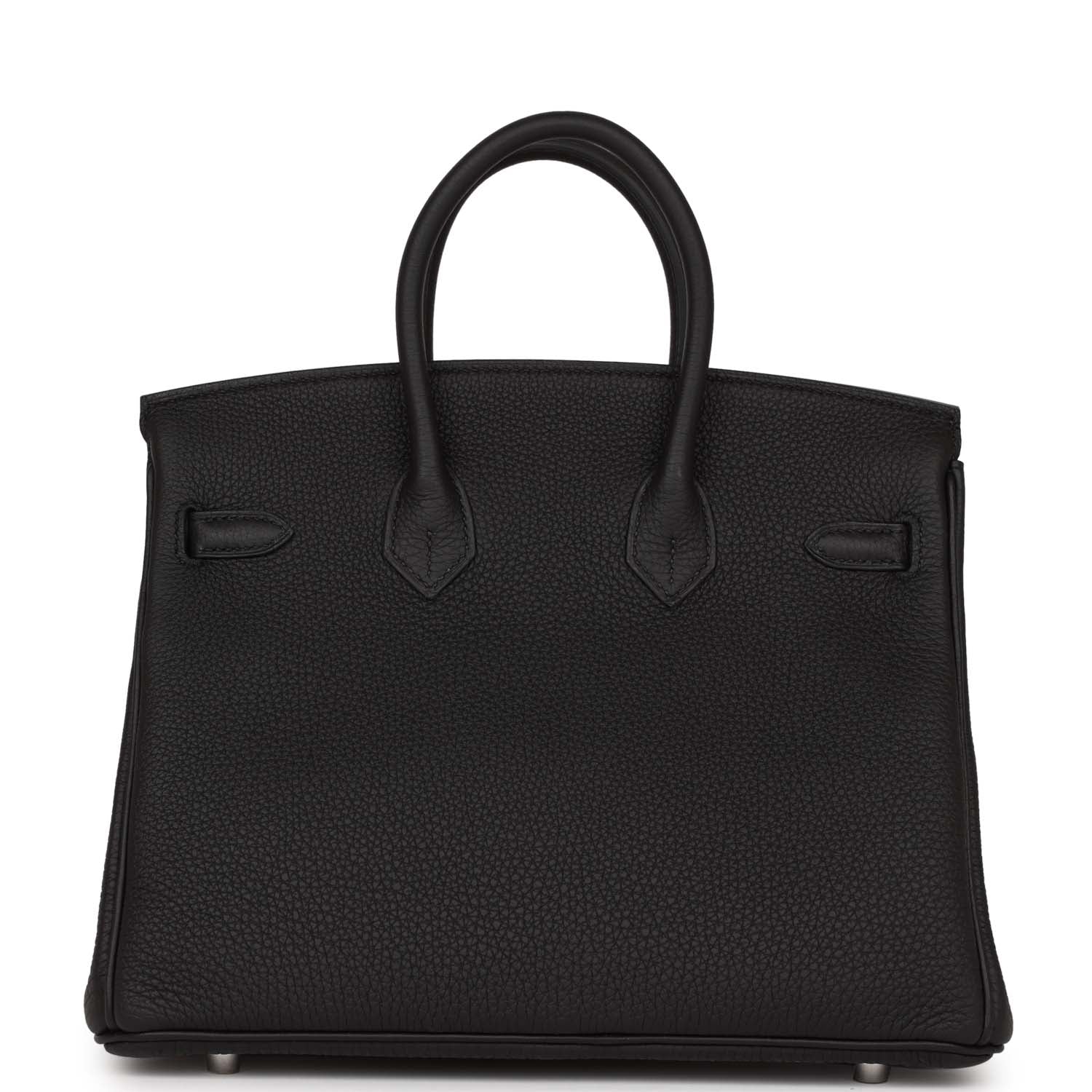 Her Birkin 25 Black Togo Palladium Hardware