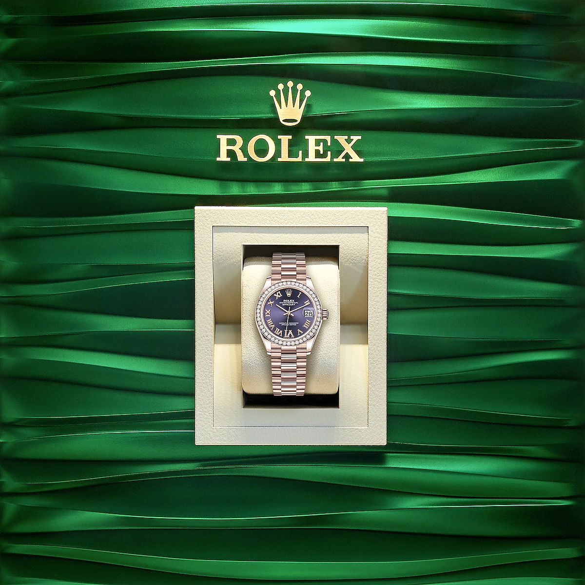 Datejust 31, 18kt Everose Gold, Ref# 278285RBR-0023