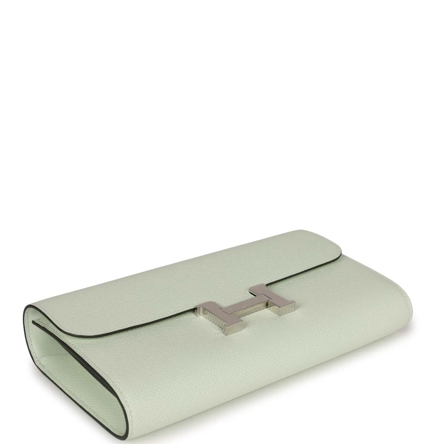 Her Constance Wallet To Go Vert Fizz Epsom Palladium Hardware